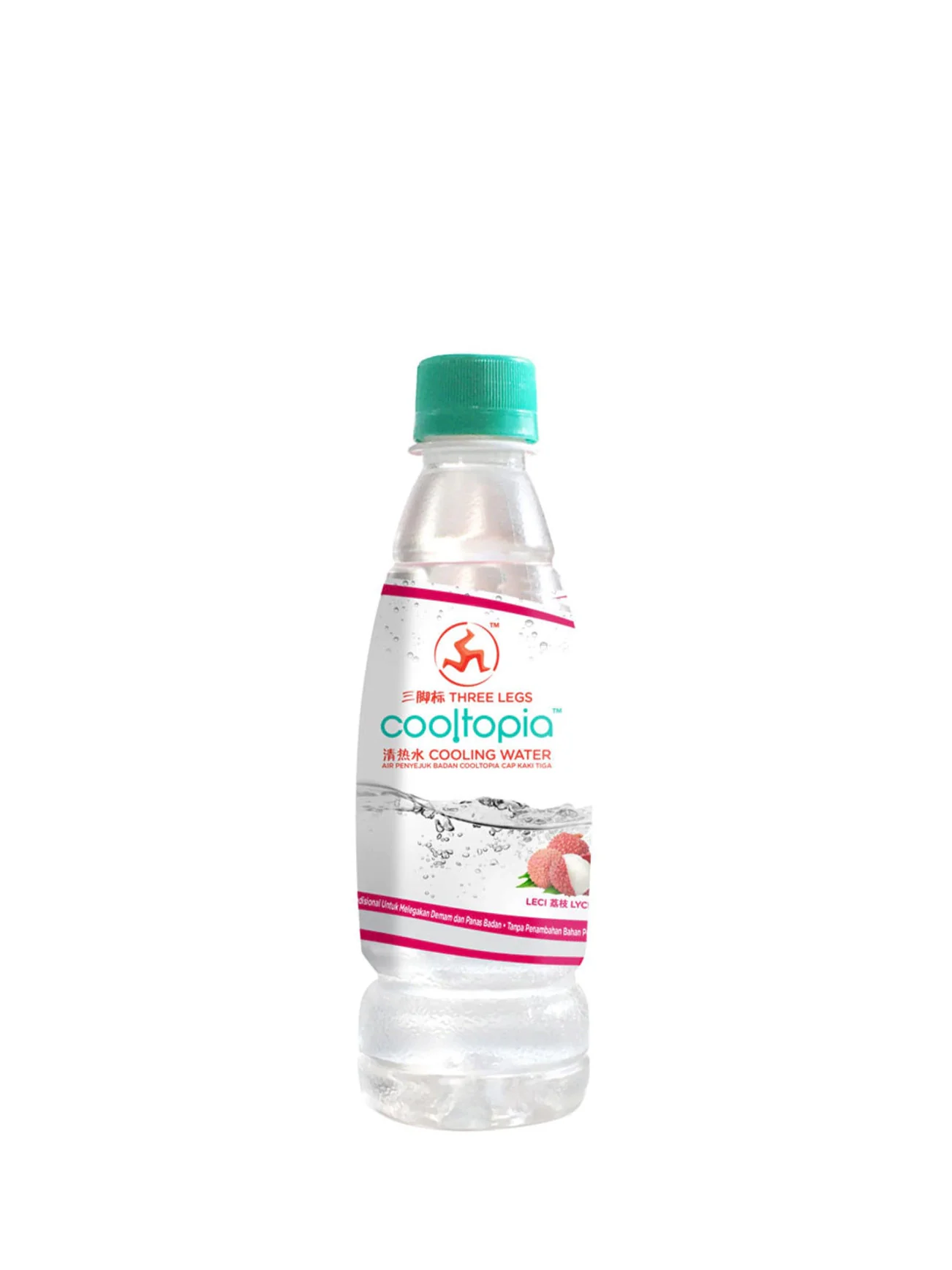 3 LEGS COOLTOPIA COOLING WATER LYCHEE 320ML