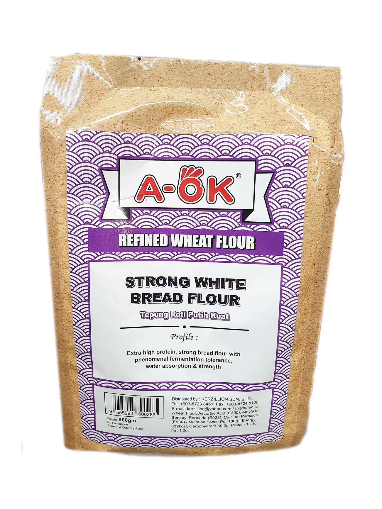 A-OK STRONG WHITE BREAD FLOUR 900G