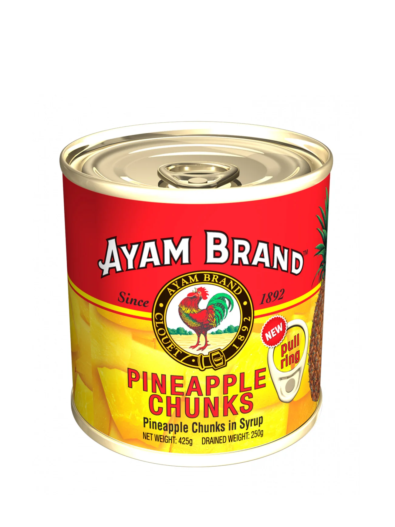 AB PINEAPPLE CHUNKS IN SYRUP 425G - Image 2