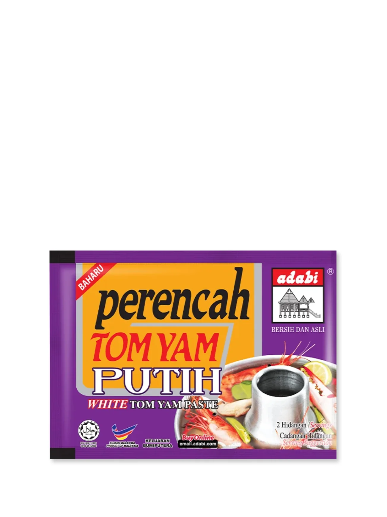 ADABI PERENCAH TOM YAM PUTIH 40G - Image 2