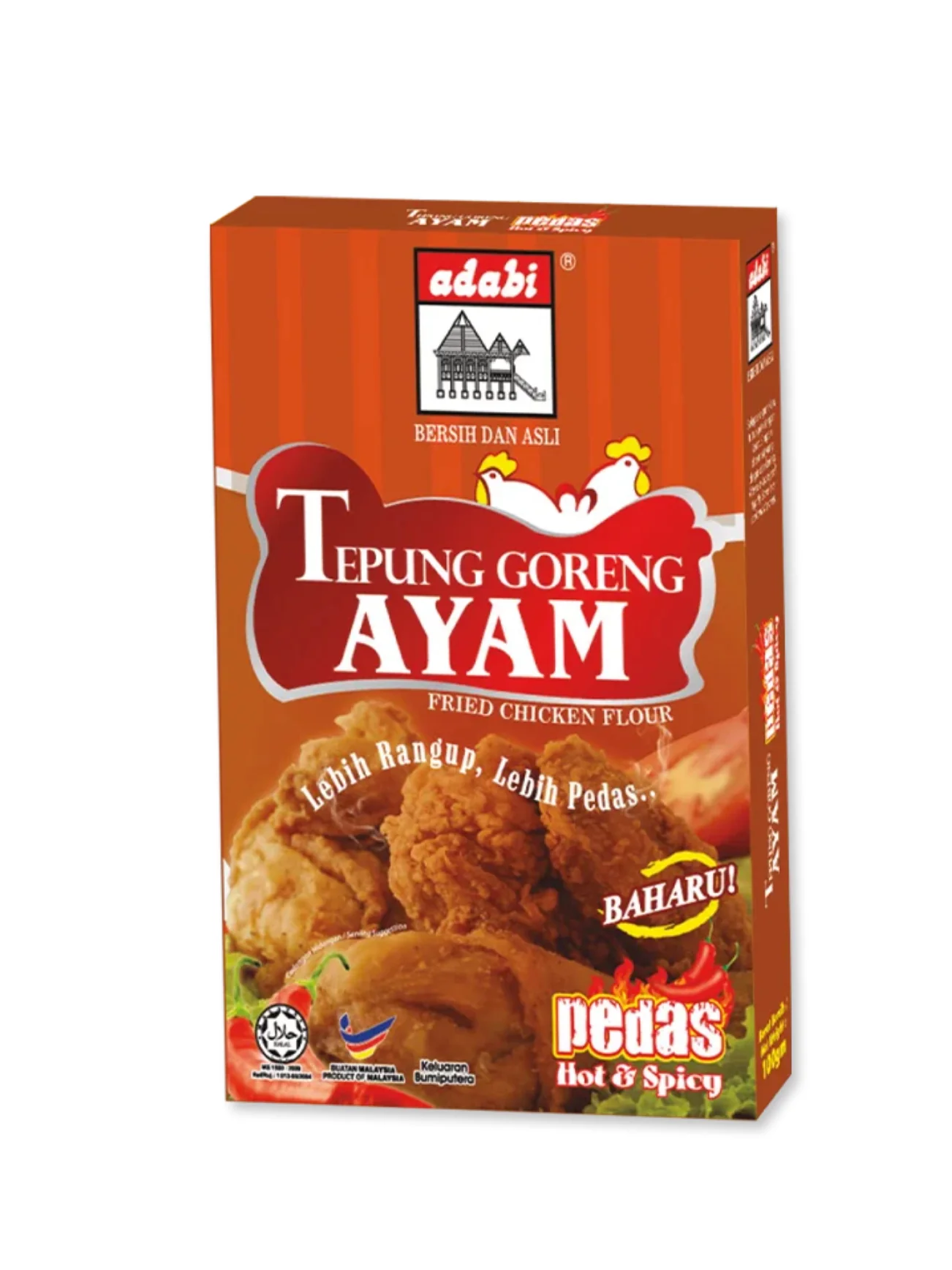ADABI TEPUNG GORENG AYAM PEDAS 100G - Image 2