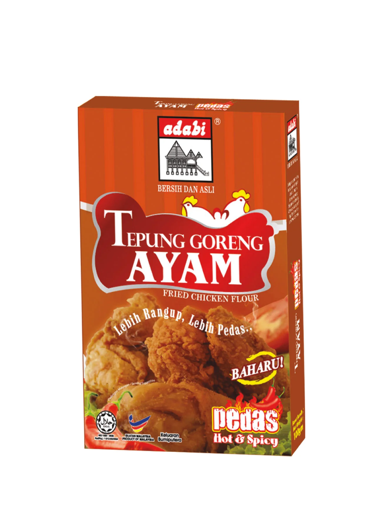 ADABI TEPUNG GORENG AYAM PEDAS 100G - Image 4