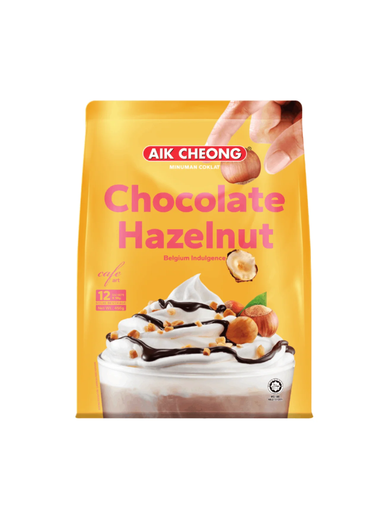 AIK CHEONG CHOCOLATE HAZELNUT CAFE ART 12SX38G