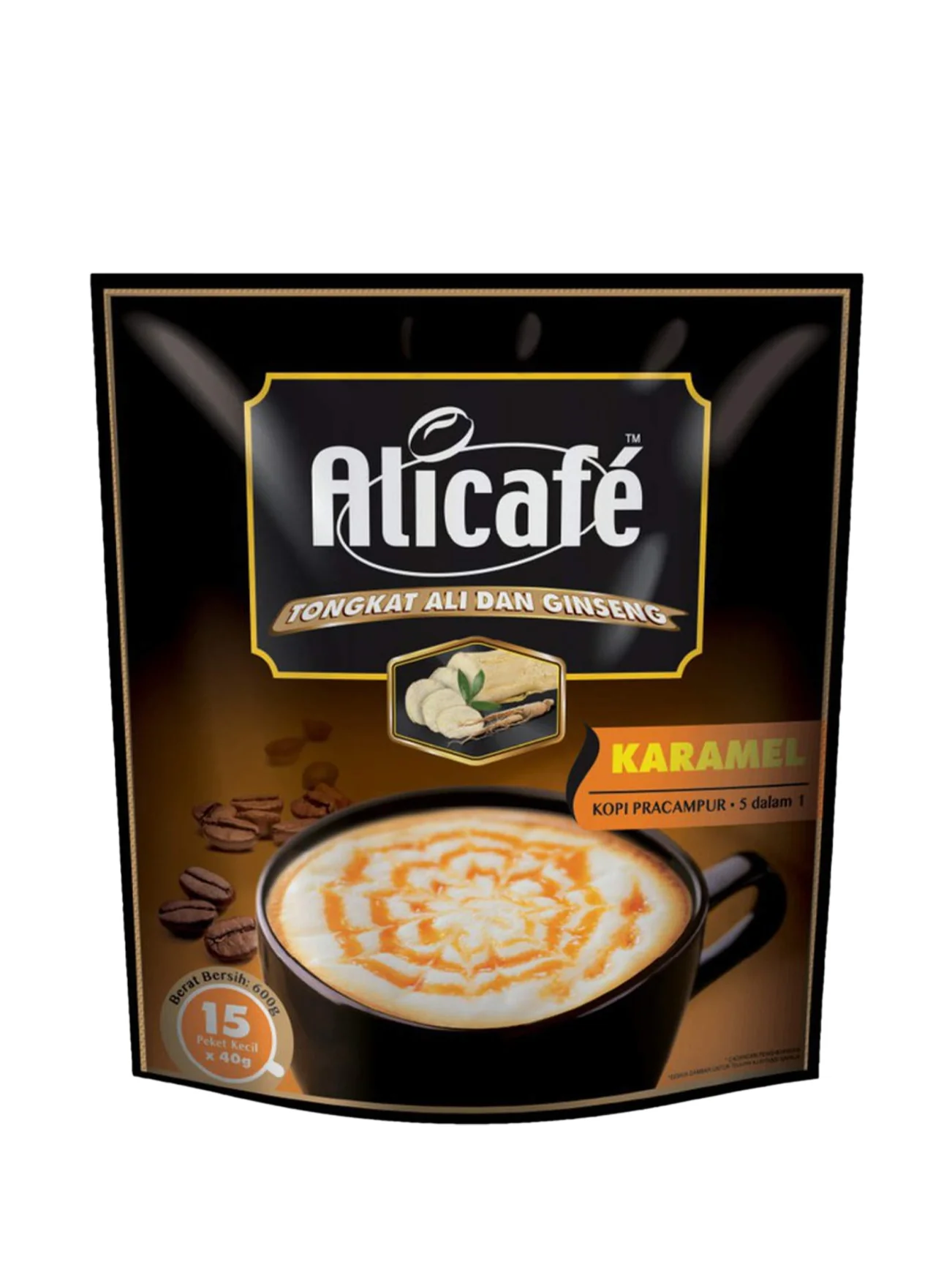ALICAFE T/A GINSENG 5IN1 KARAMEL 36G