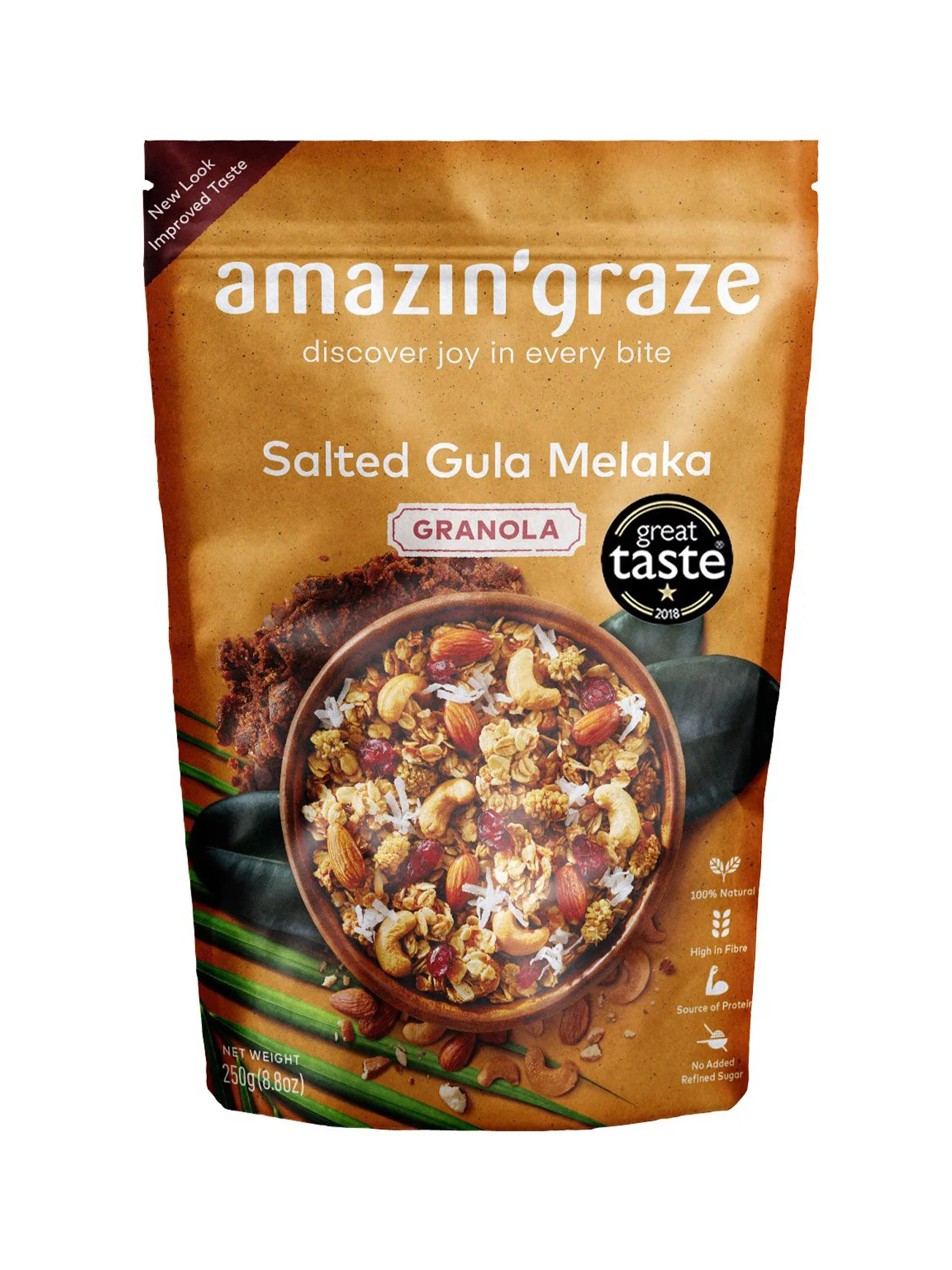 AMAZIN' GRAZE SALTED GULA MELAKA GRANOLA 250G