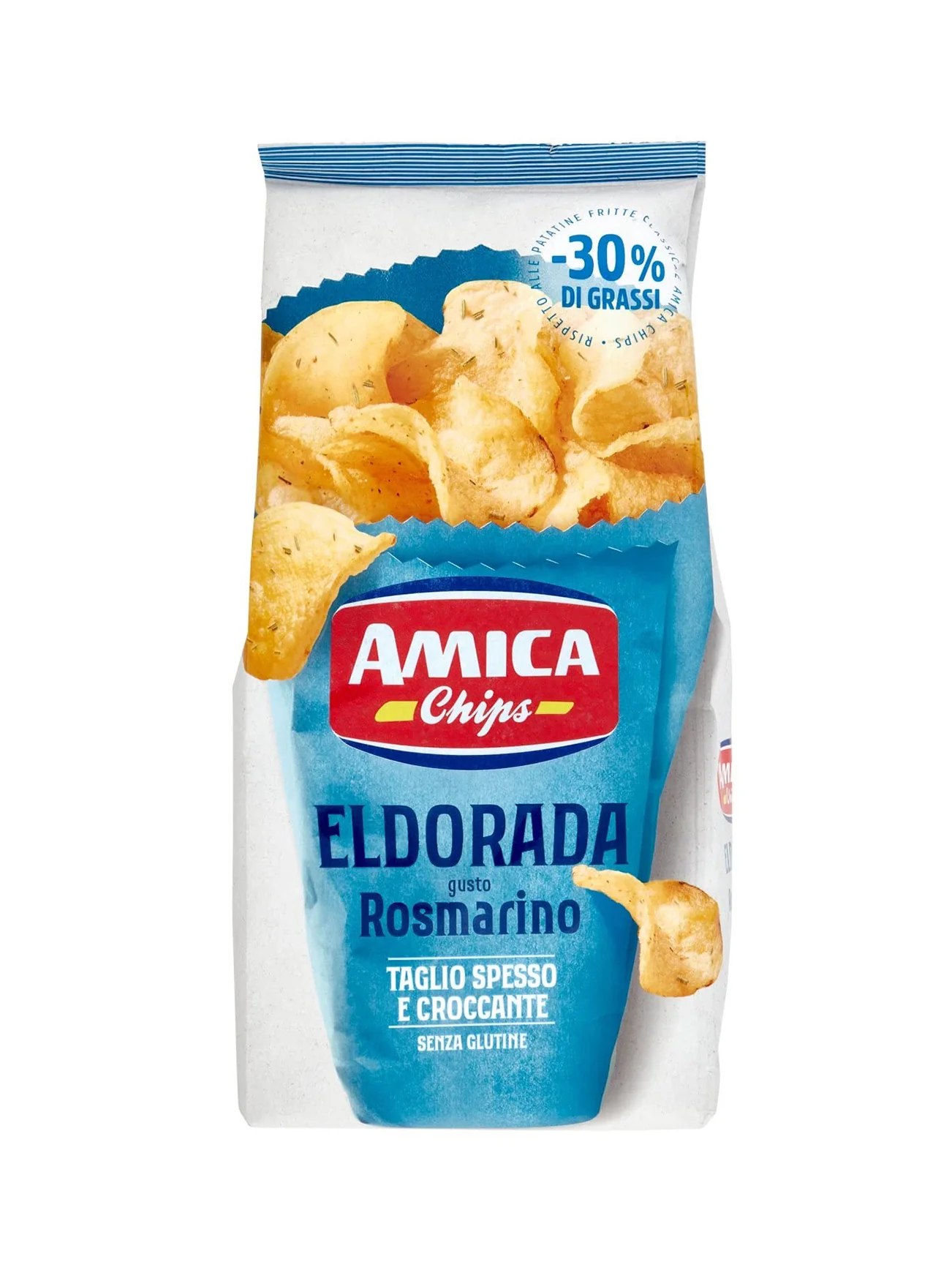 AMICA ALFREDO'S CHIPS ROSEMARY 130G - Image 3