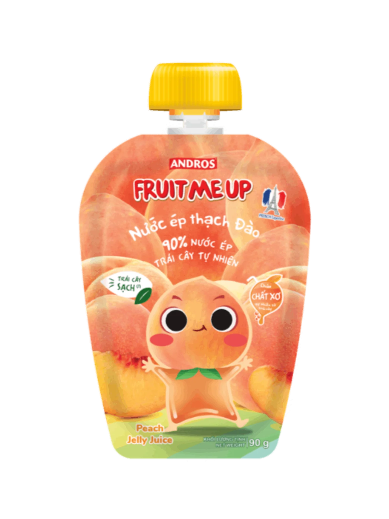 ANDROS JELLY JUICE PEACH 90G