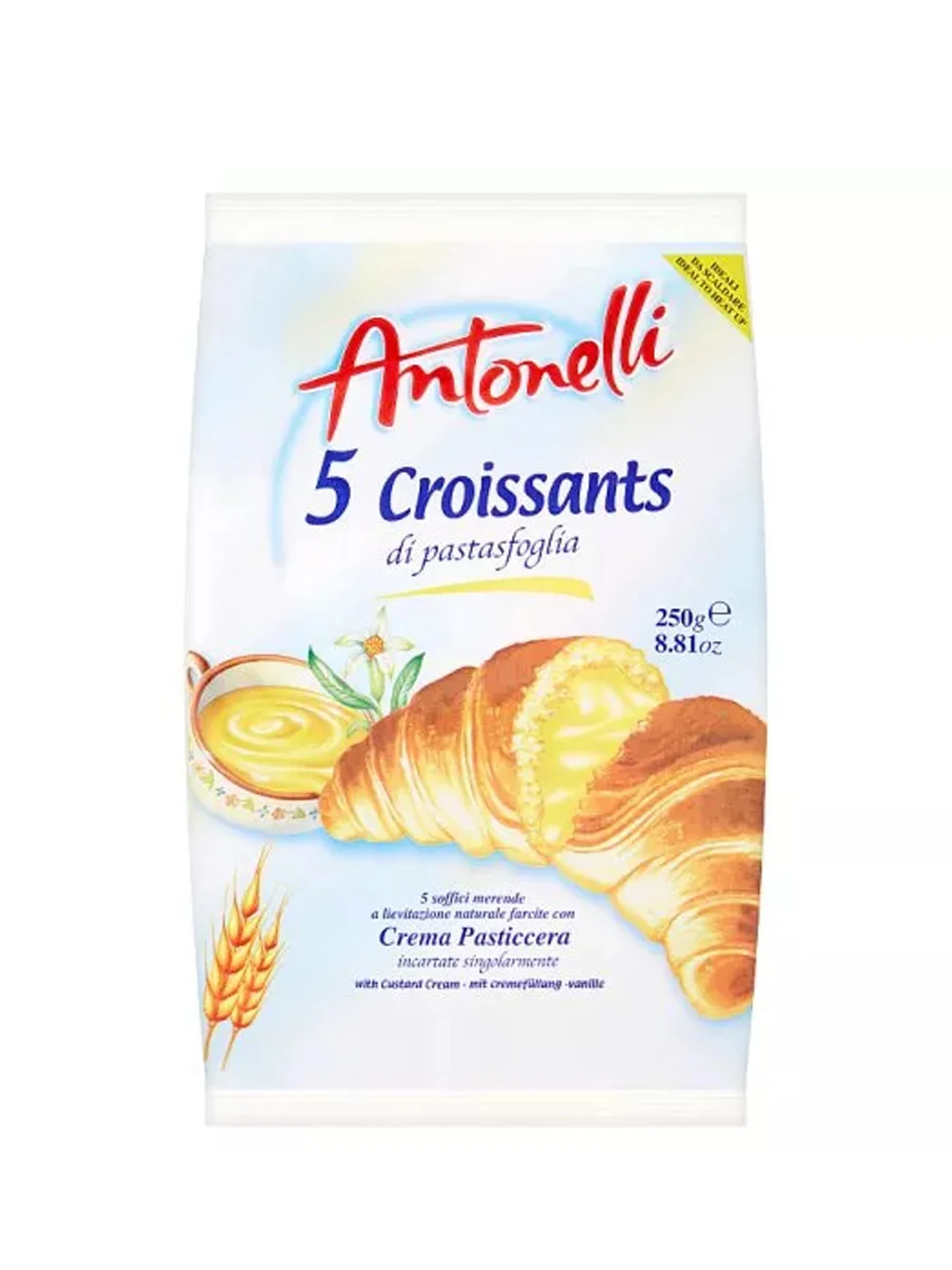 ANTONELLI CROISSANT CUSTARD CREAM X5 250G - Image 2