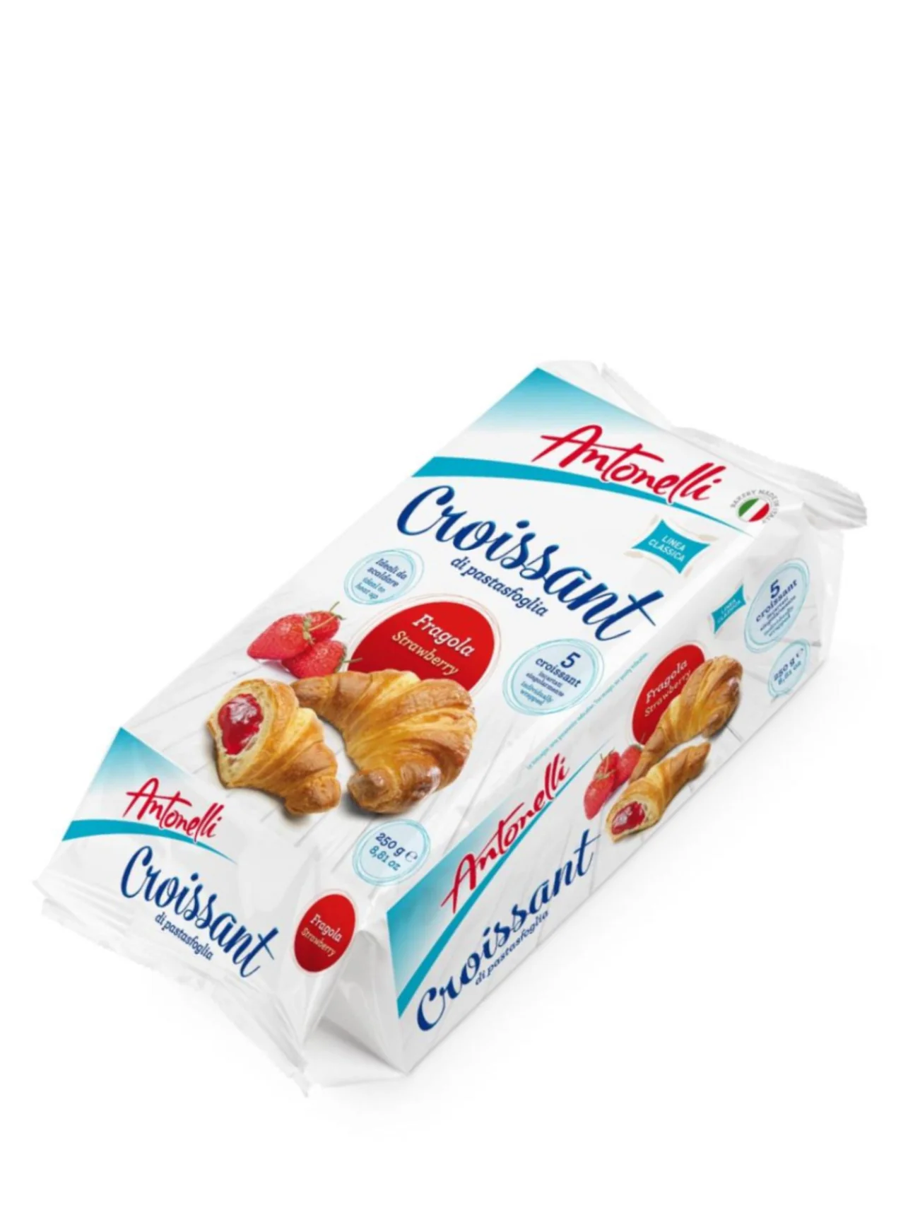 ANTONELLI CROISSANT STRAWBERRY FILLING X5 250G