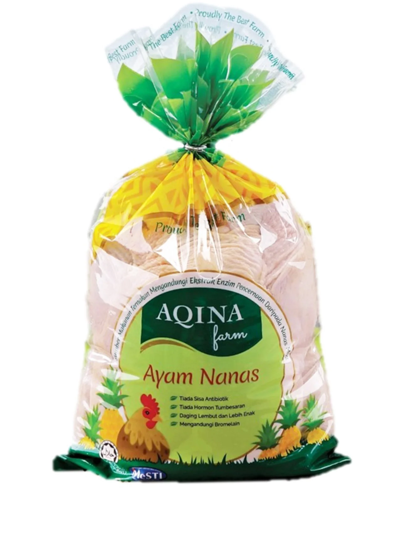 AQINA FROZEN PINEAPPLE CHICKEN (+/- 2KG) - Image 2
