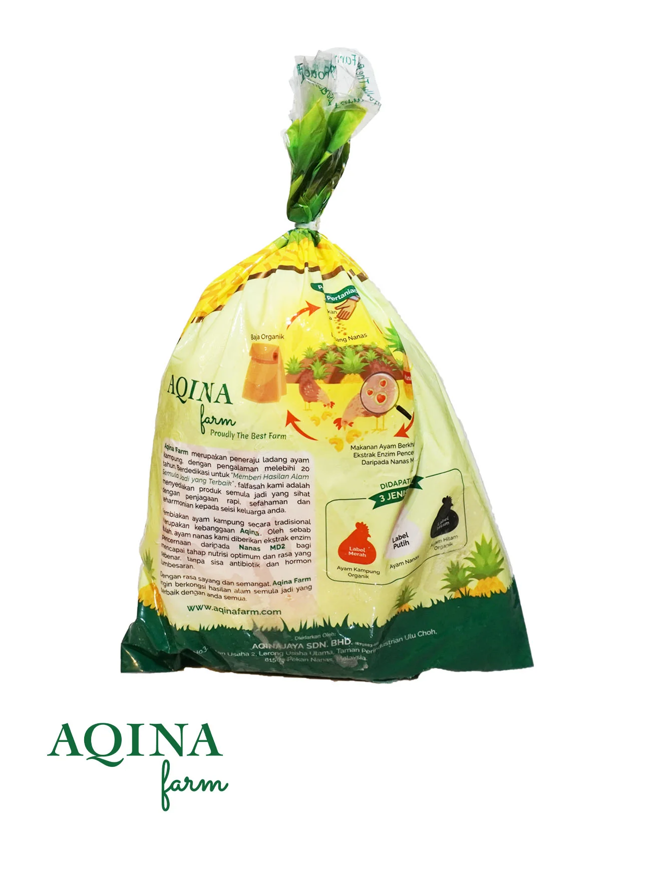 AQINA FROZEN PINEAPPLE CHICKEN (+/- 2KG) - Image 3