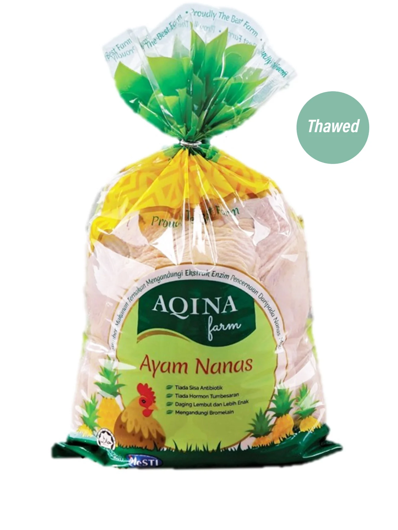 AQINA PINEAPPLE CHICKEN FROZEN THAWED (+/- 2KG) - Image 2