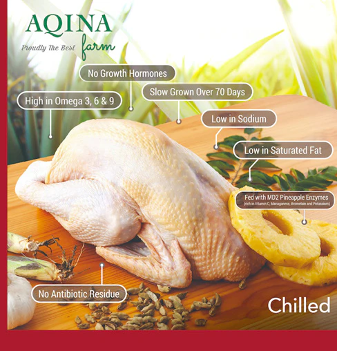 AQINA PINEAPPLE CHICKEN FROZEN THAWED (+/- 2KG) - Image 7