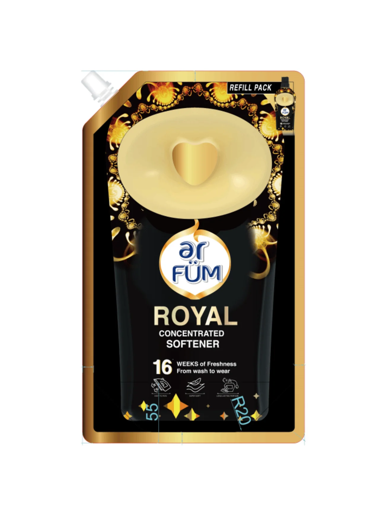 AR FUM CONCENTRATED SOFTENER ROYAL RF 1.5L