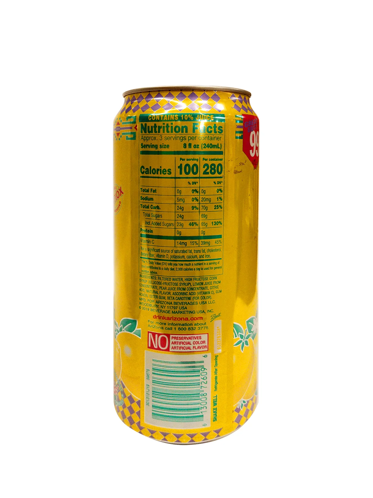 ARIZONA LEMONADE 22FL OZ - Image 3