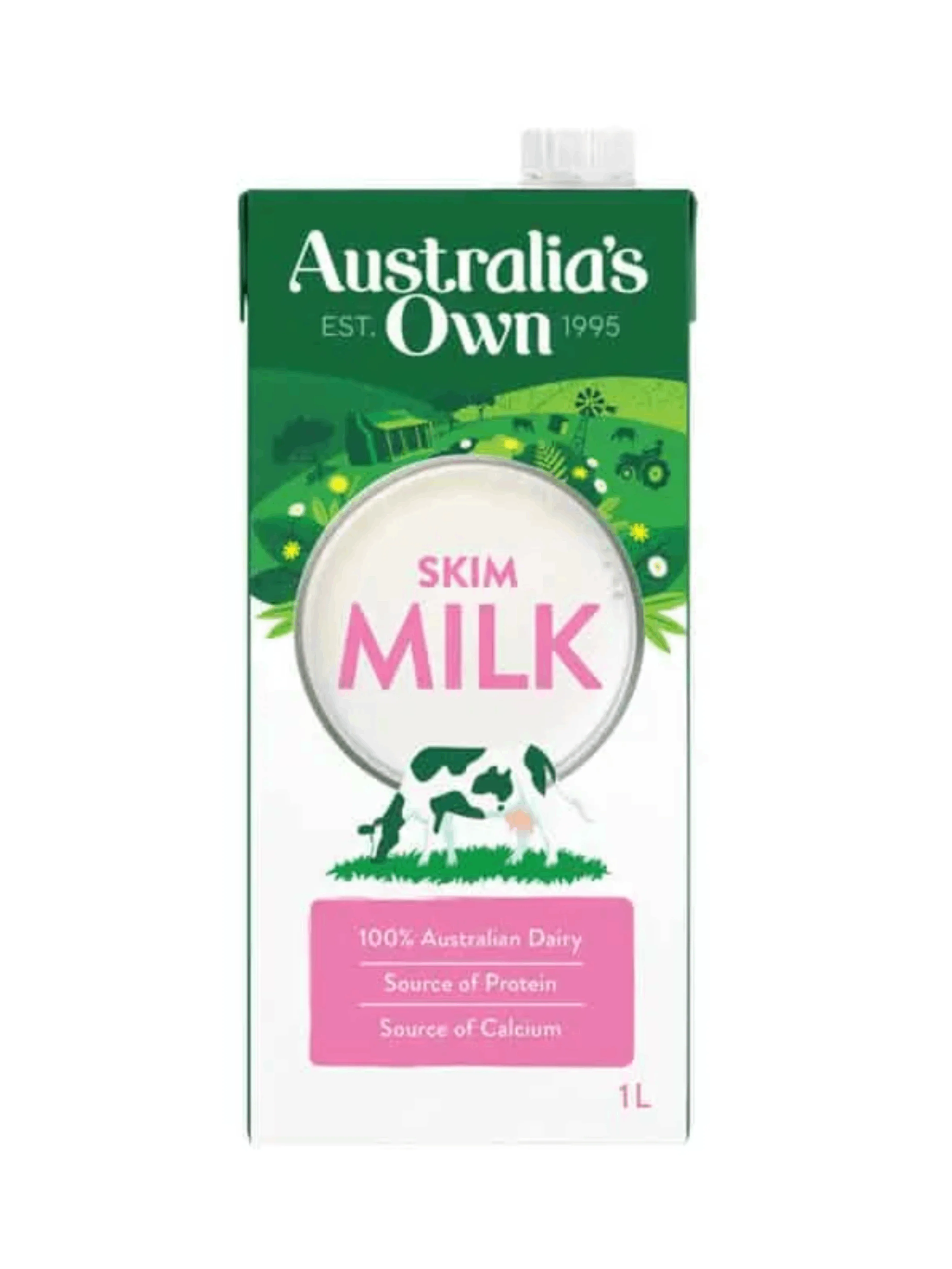 AUSTRALIA'S OWN SKIM MILK 1L