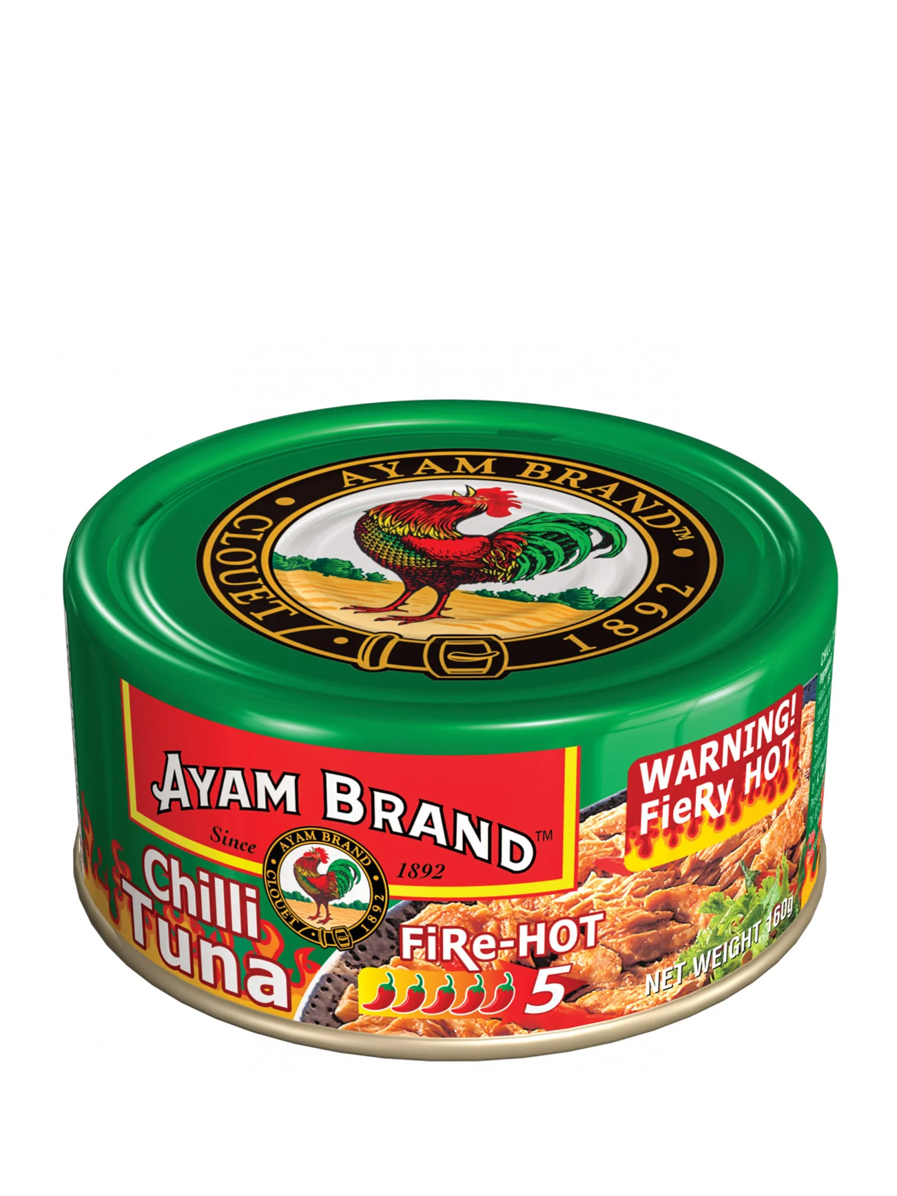 AYAM BRAND CHILI TUNA FIRE HOT 160G