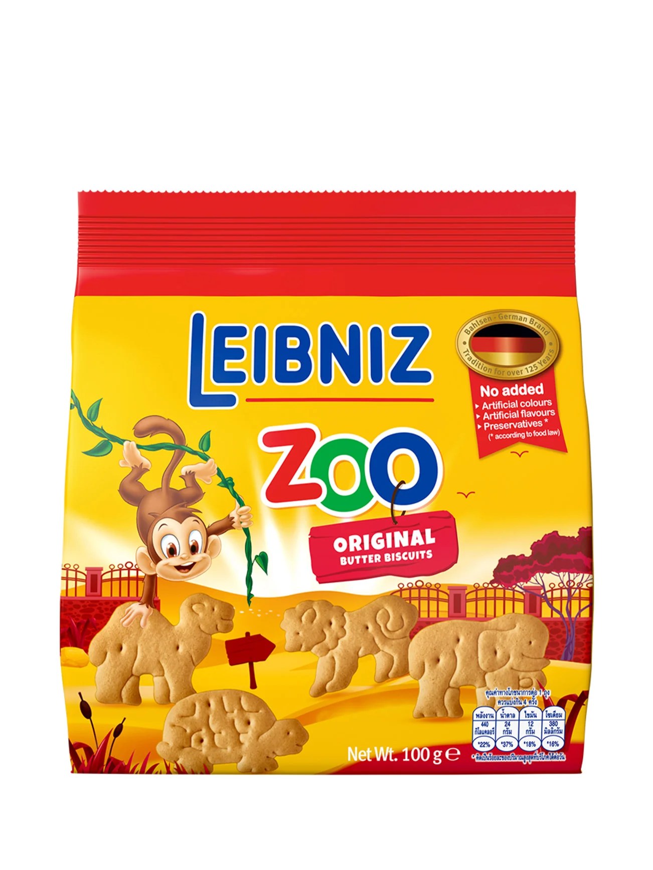 BAHLSEN LEIBNIZ ZOO ORIGINAL 100G