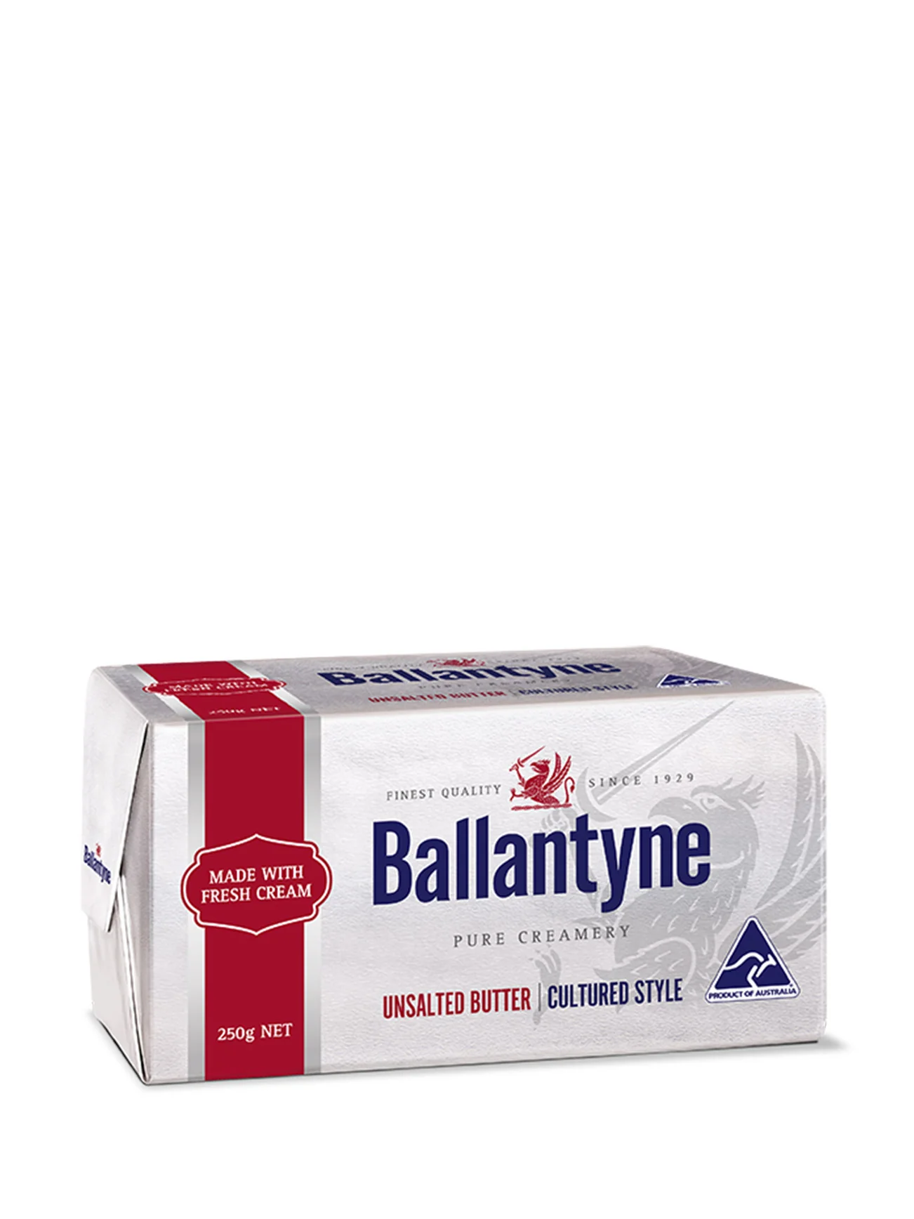 BALLANTYNE UNSALTED BUTTER 250G