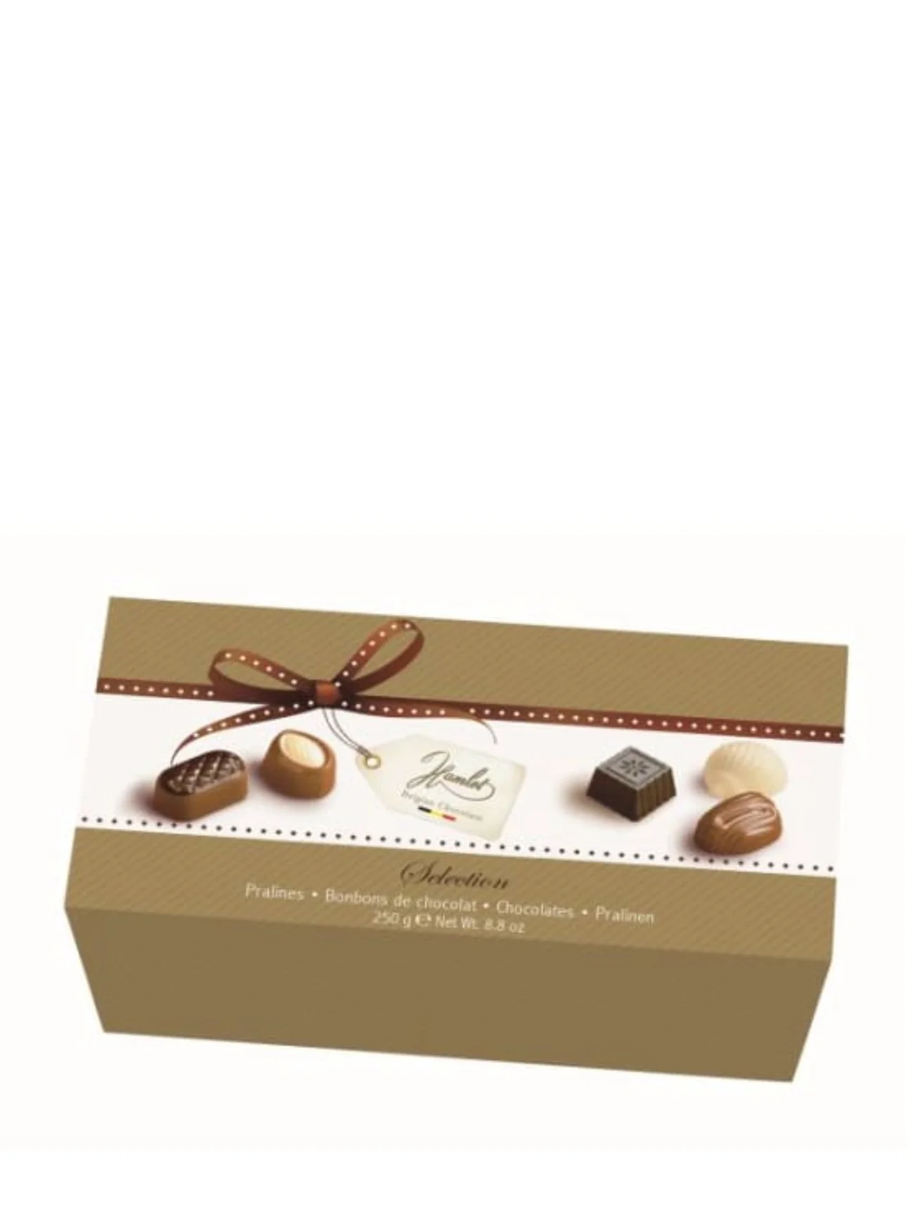 BELGIAN PRALINES SELECTION CHOC 250G