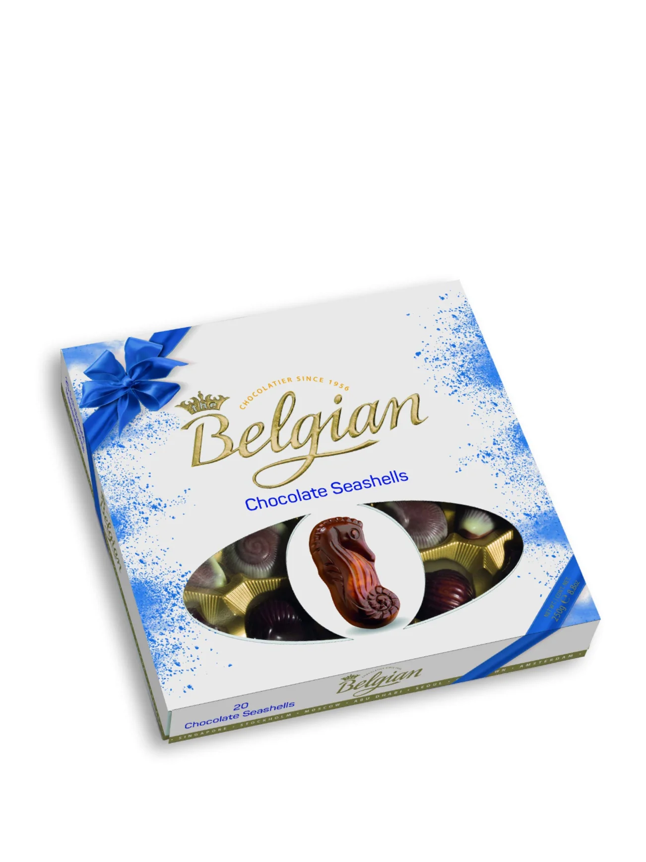 BELGIAN SEASHELLS CHOC 250G