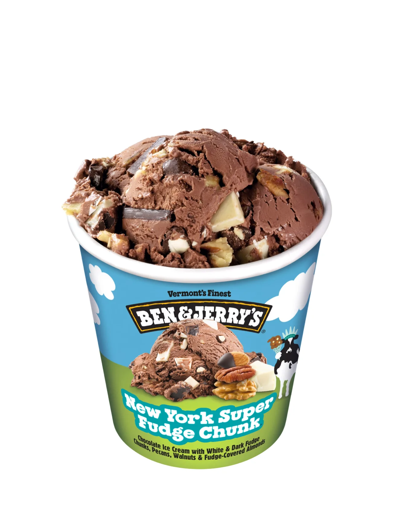 BEN & JERRY'S NEW YORK SUPER FUDGE CHUNK 473ML