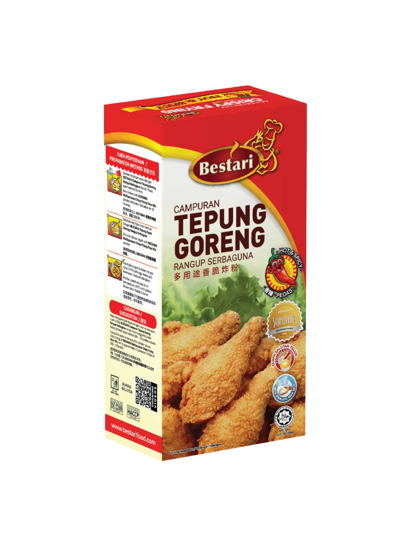 BESTARI TEPUNG AYAM GORENG HOT&SPICY 150G