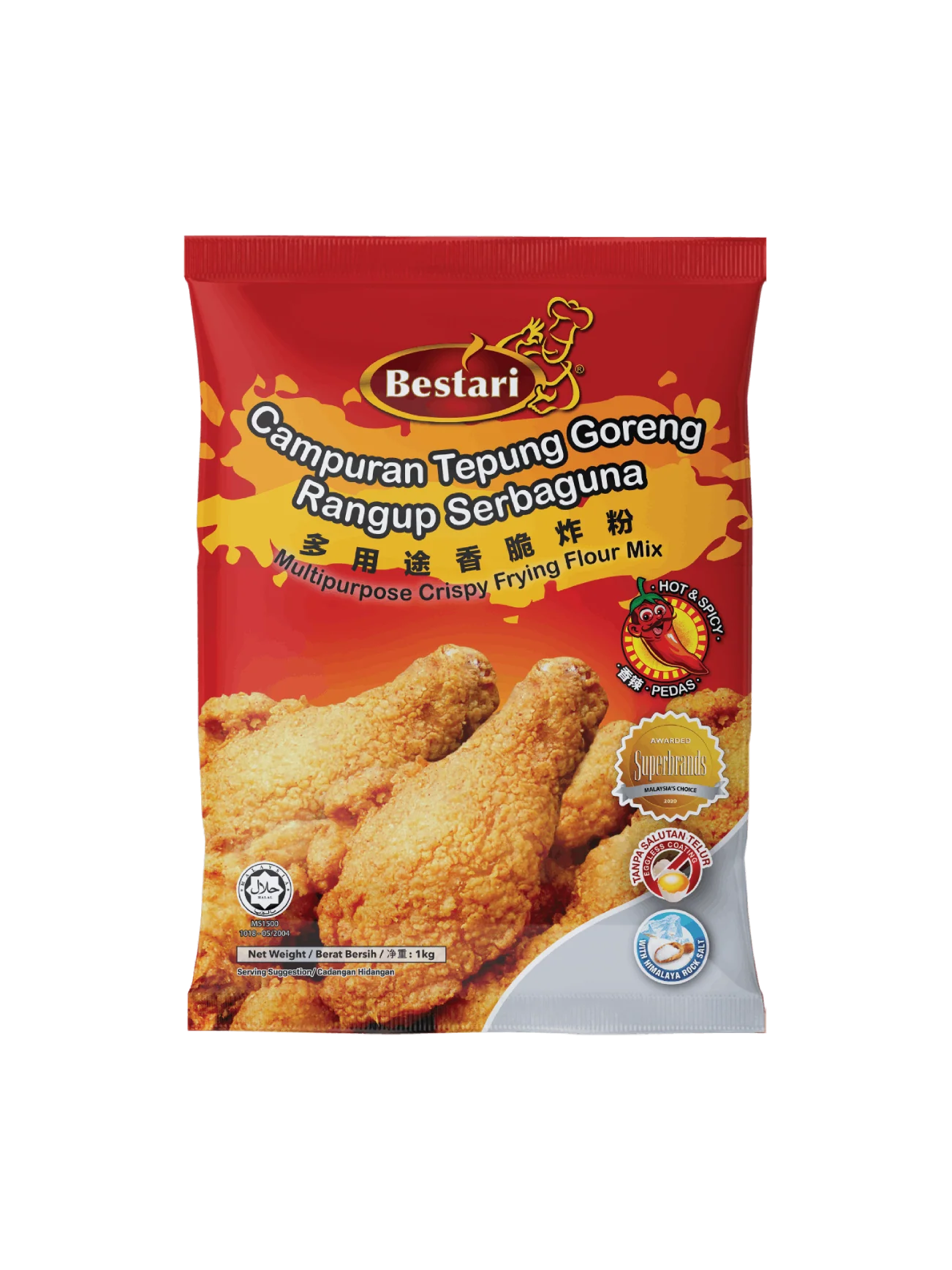 BESTARI TEPUNG AYAM GORENG HOT&SPICY 1KG