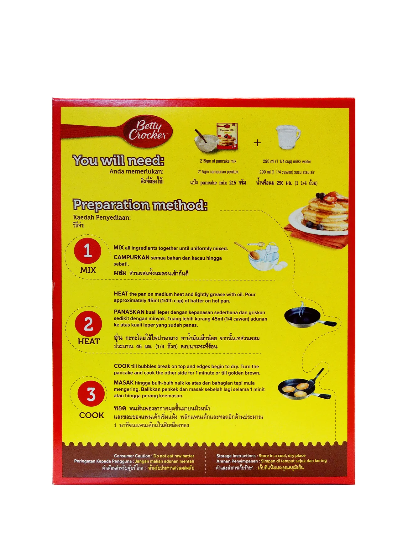 BETTY CROCKER PANCAKE MIX ORIGINAL 400G - Image 6