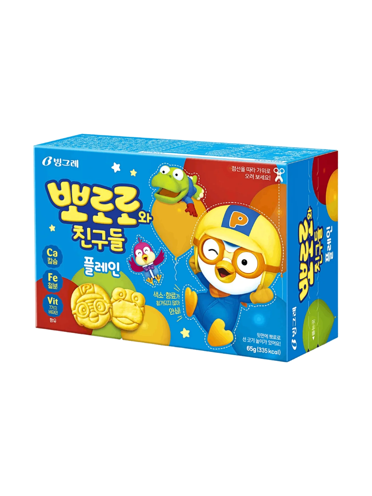 BINGGRAE PORORO BISCUIT PLAIN 65G