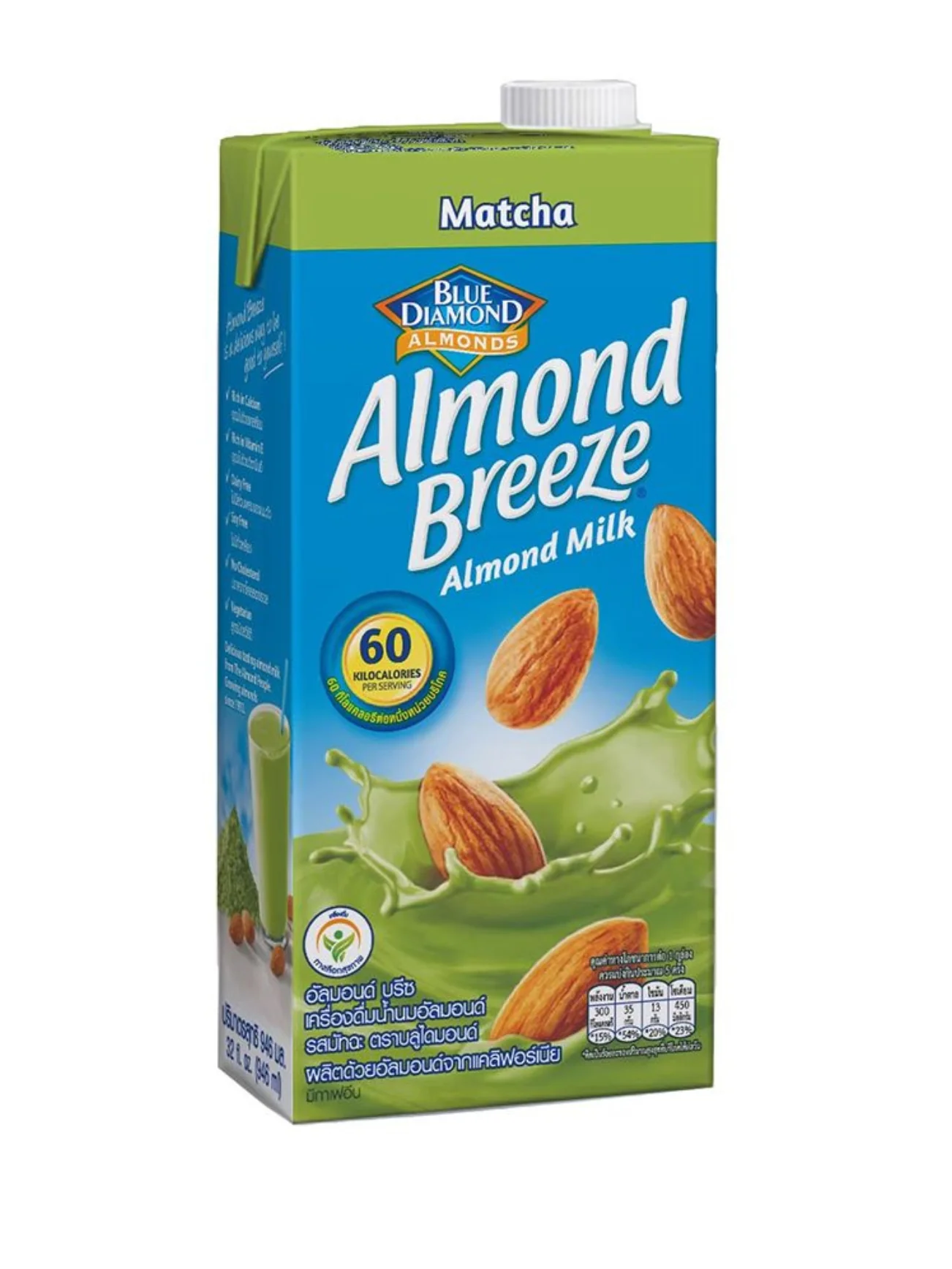 BLUE DIAMOND ALMOND MATCHA MILK 946ML