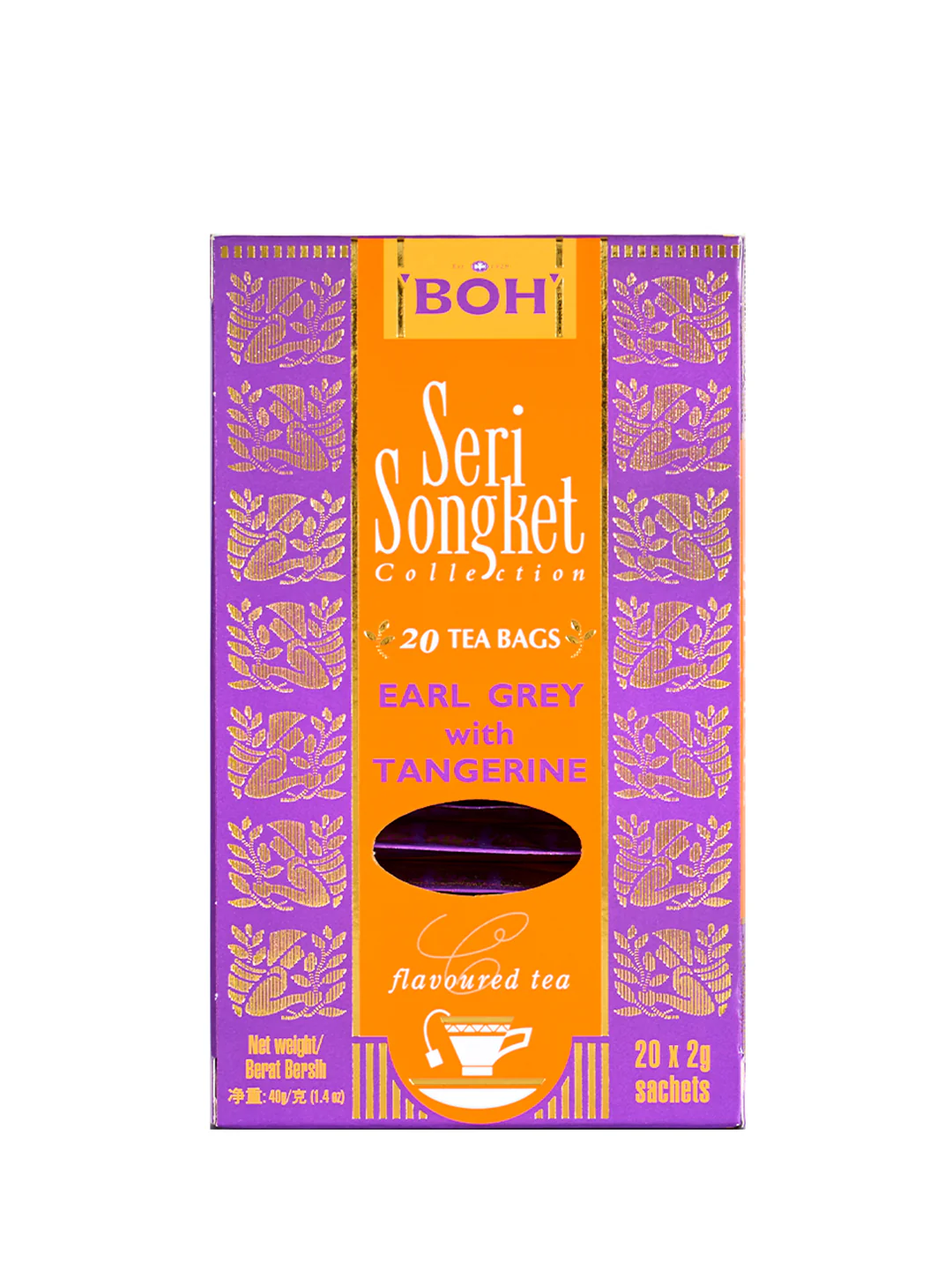 BOH S/S EARL GREY W TANGERINE 20X2G
