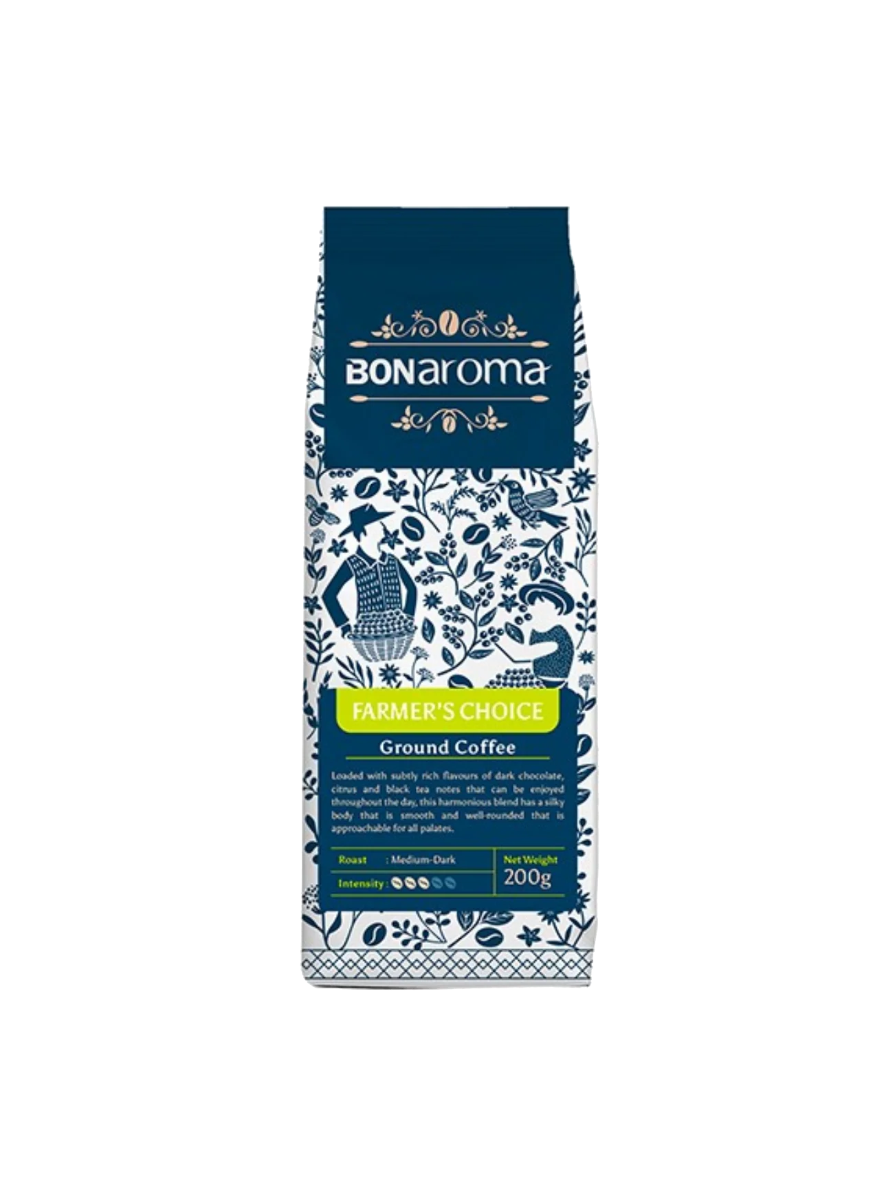 BONAROMA FARMER'S CHOICE GROUND COFFEE 200G