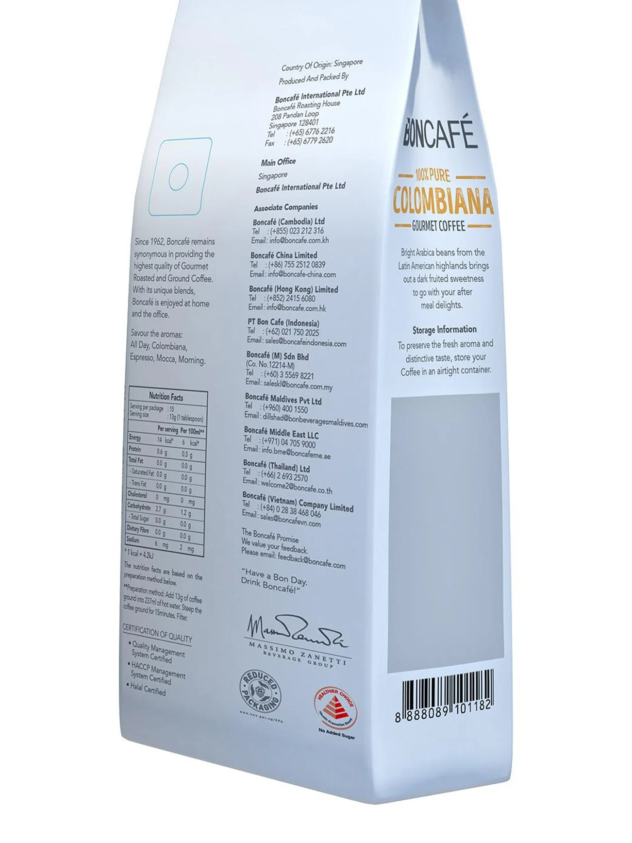 BONCAFE MOCCA COFFEE BEANS 200G - Image 3