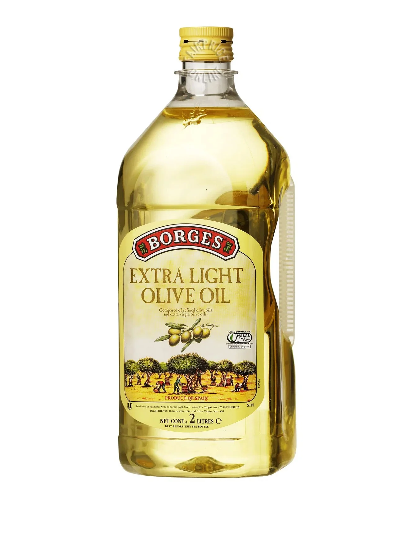 BORGES EXTRA LIGHT OLIVE OIL 2LTR - Image 2