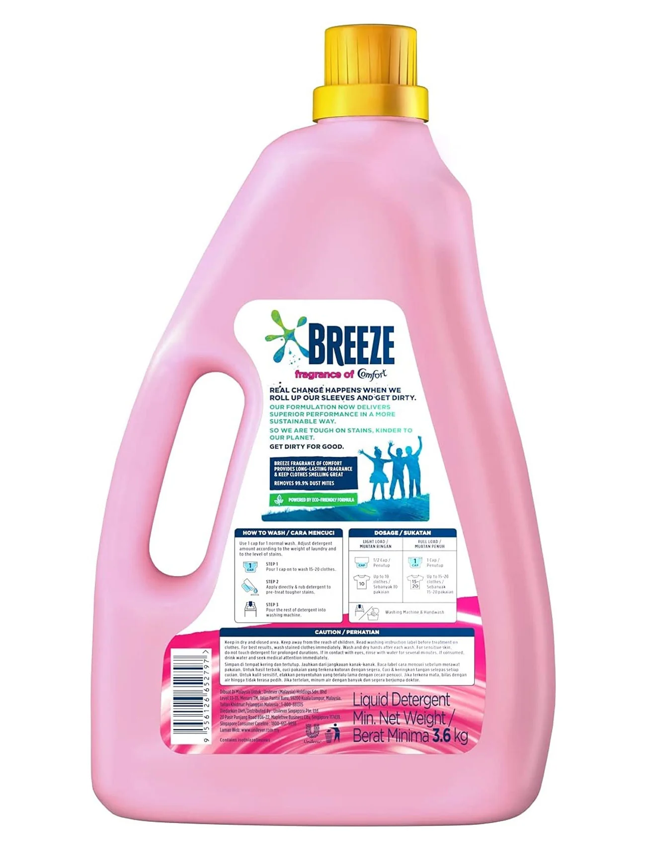 BREEZE LIQ FRAGRANCE OF COMFORT 3.6KG - Image 3