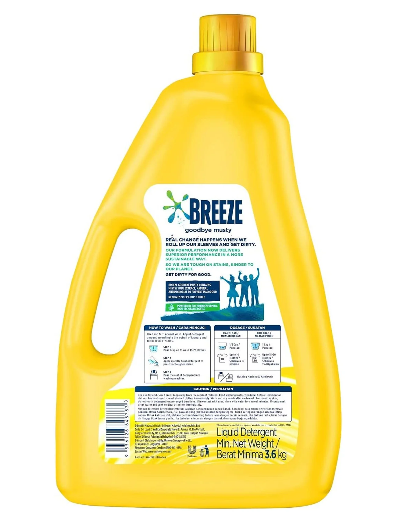BREEZE LIQUID GOODBYE MUSTY 3.6KG - Image 3