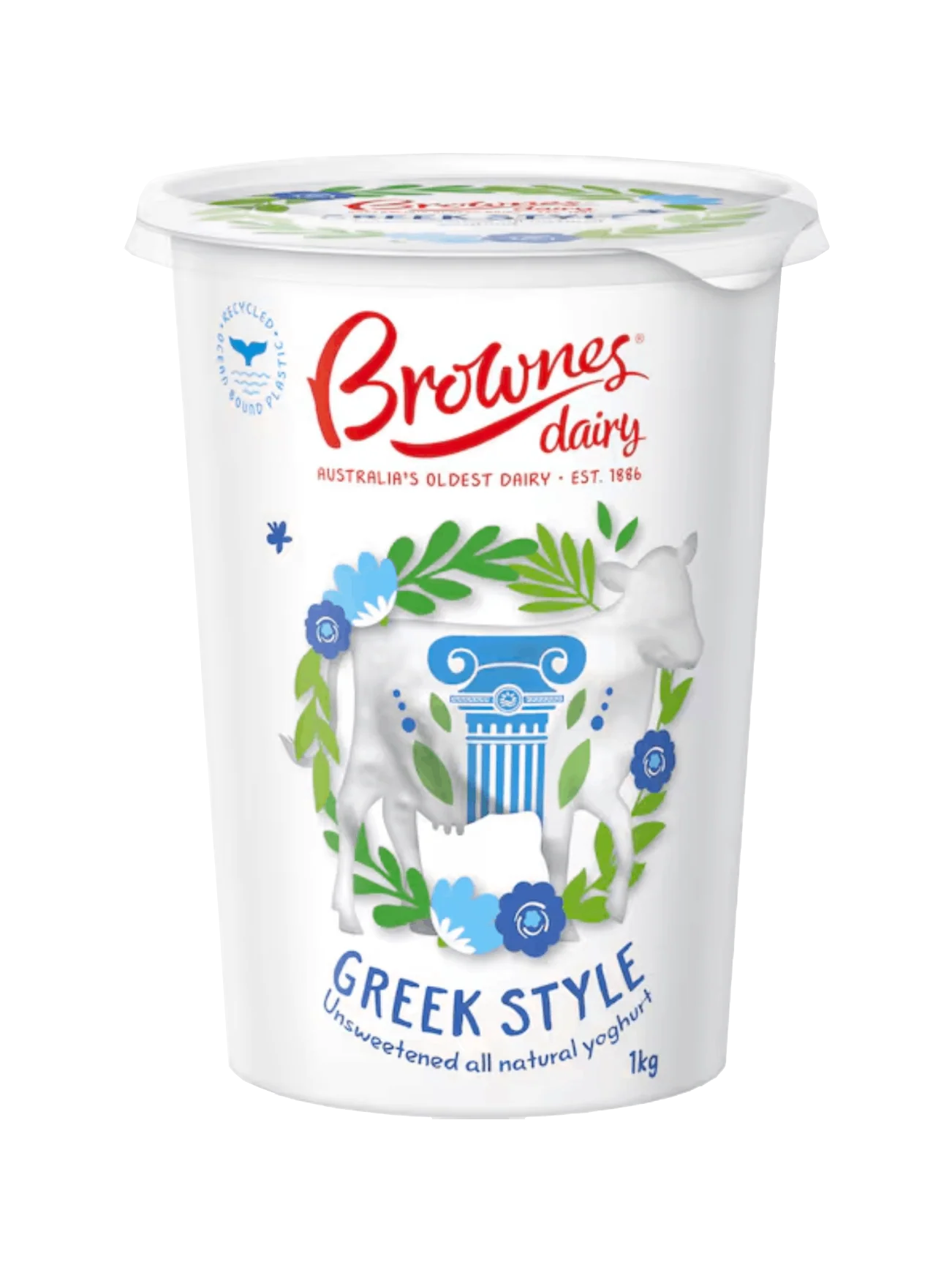 BROWNES GREEK STYLE YOGHURTS 500G