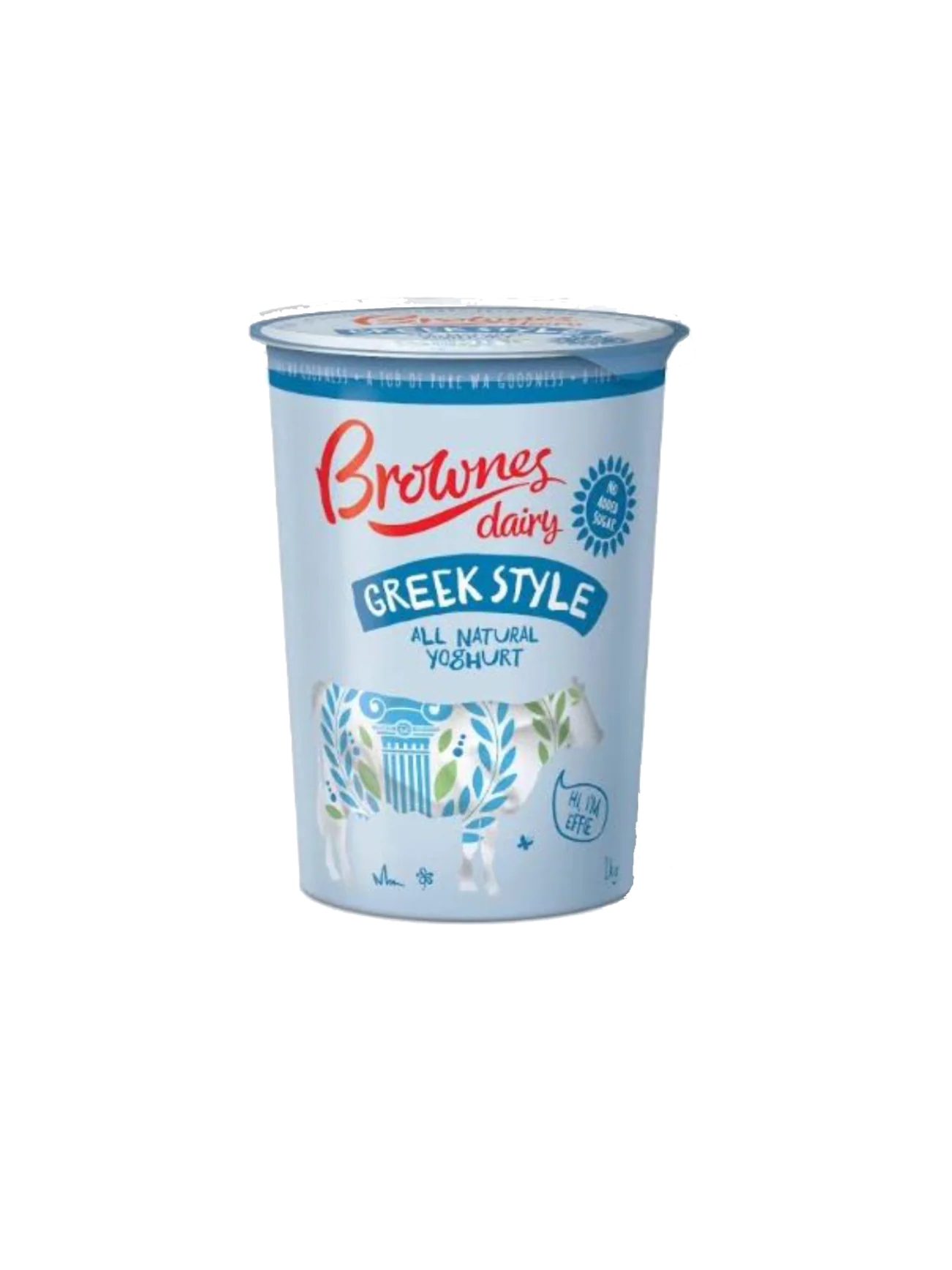 BROWNES GREEK STYLE YOGURTS 1KG