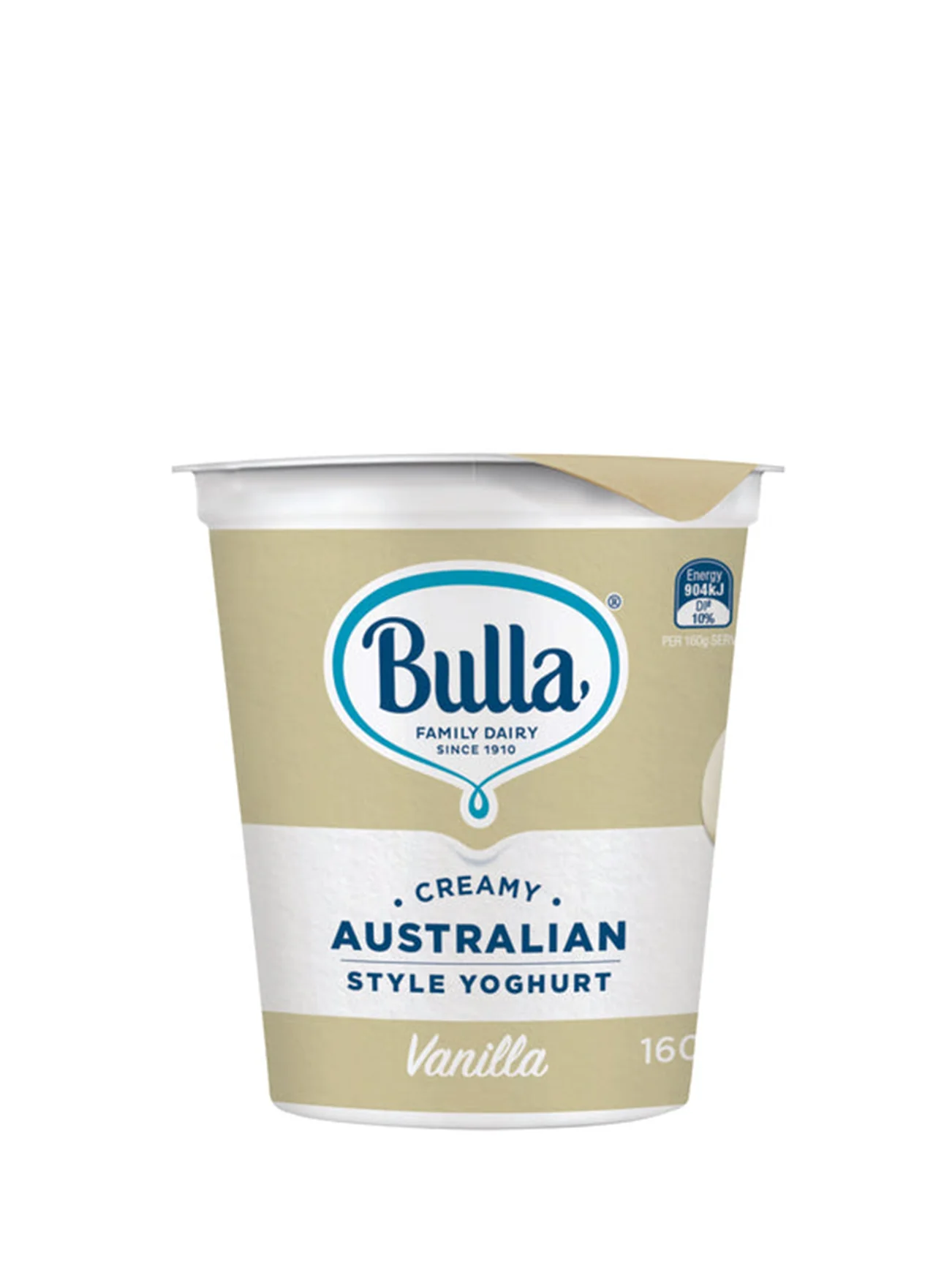 BULLA AUS STYLE YOGHURT VANILLA 160G