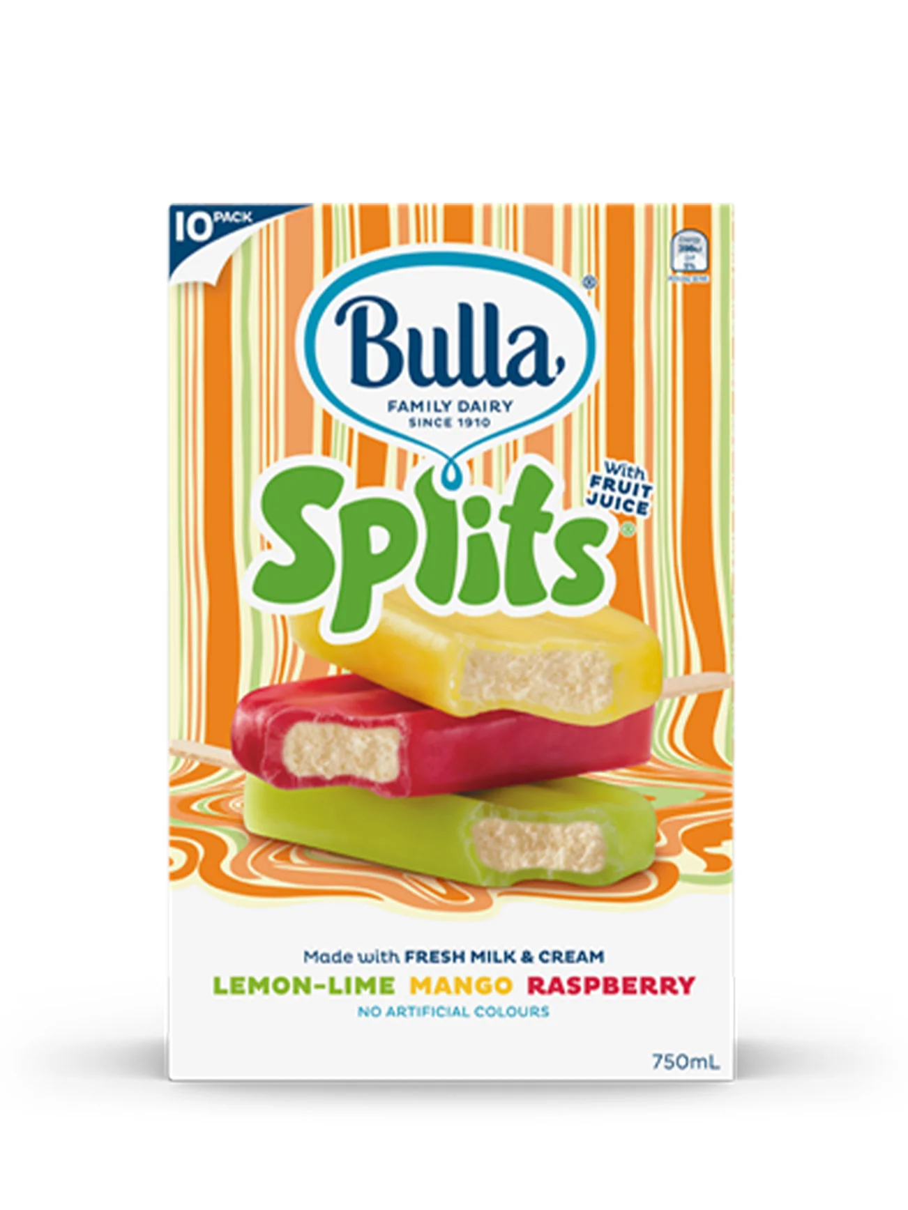 BULLA SPLITS 10'S LMR VARIETY PACK