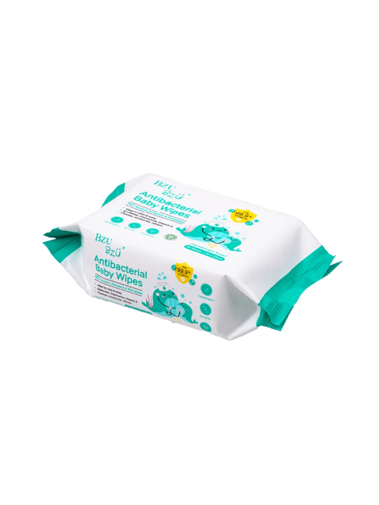 BZU BZU ANTIBACTERIAL BABY WIPES 30S