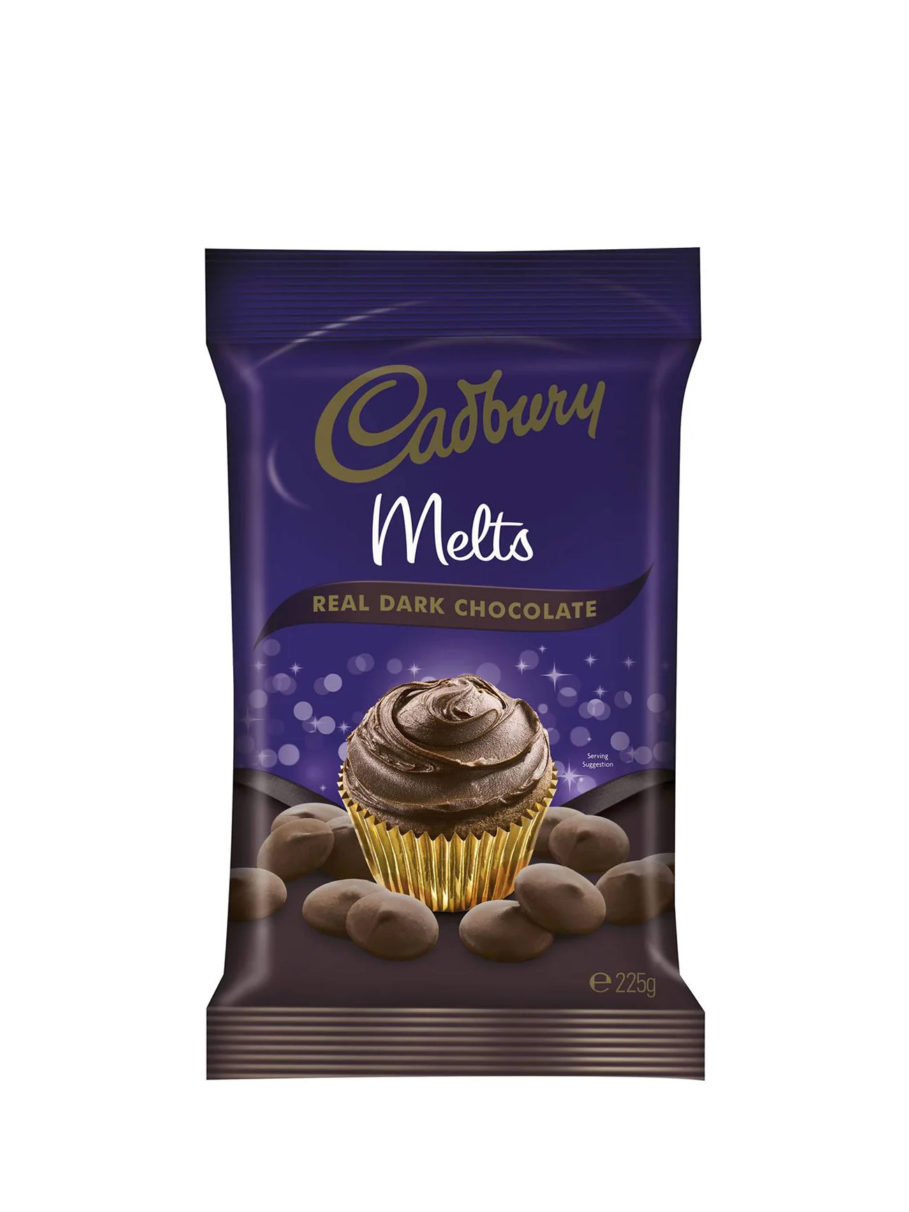 CADBURY BAKING DARK CHOCOLATE MELTS 225G - Image 2