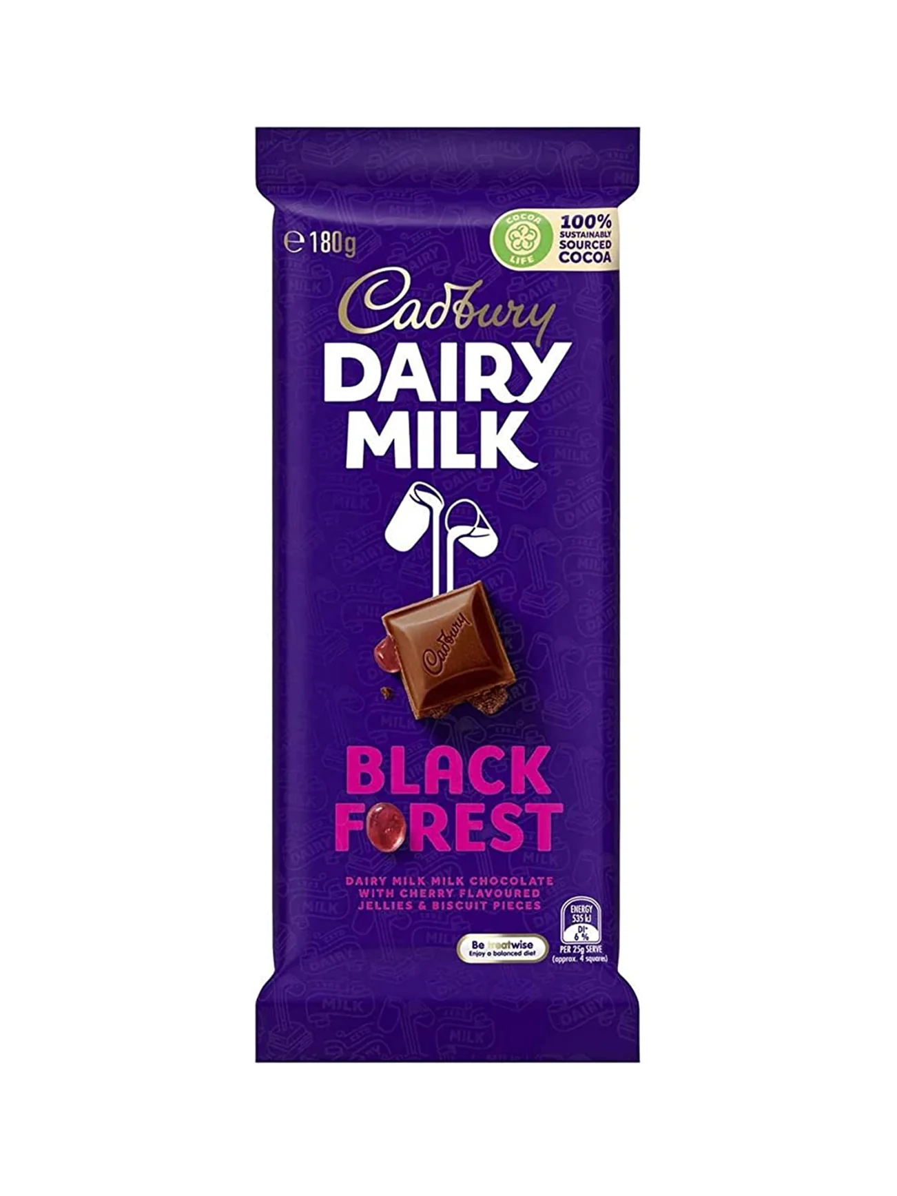 CADBURY BLACK FOREST BLOCK 180G - Image 2