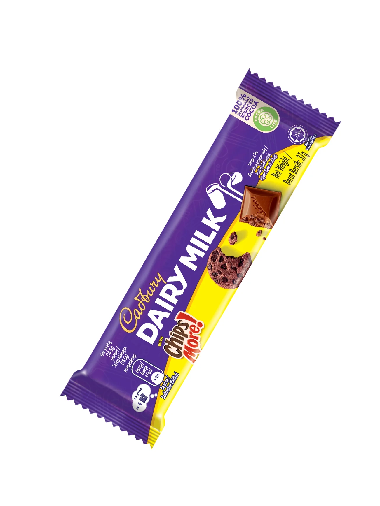 CADBURY CHIPSMORE CHOCOLATE 37G - Image 2