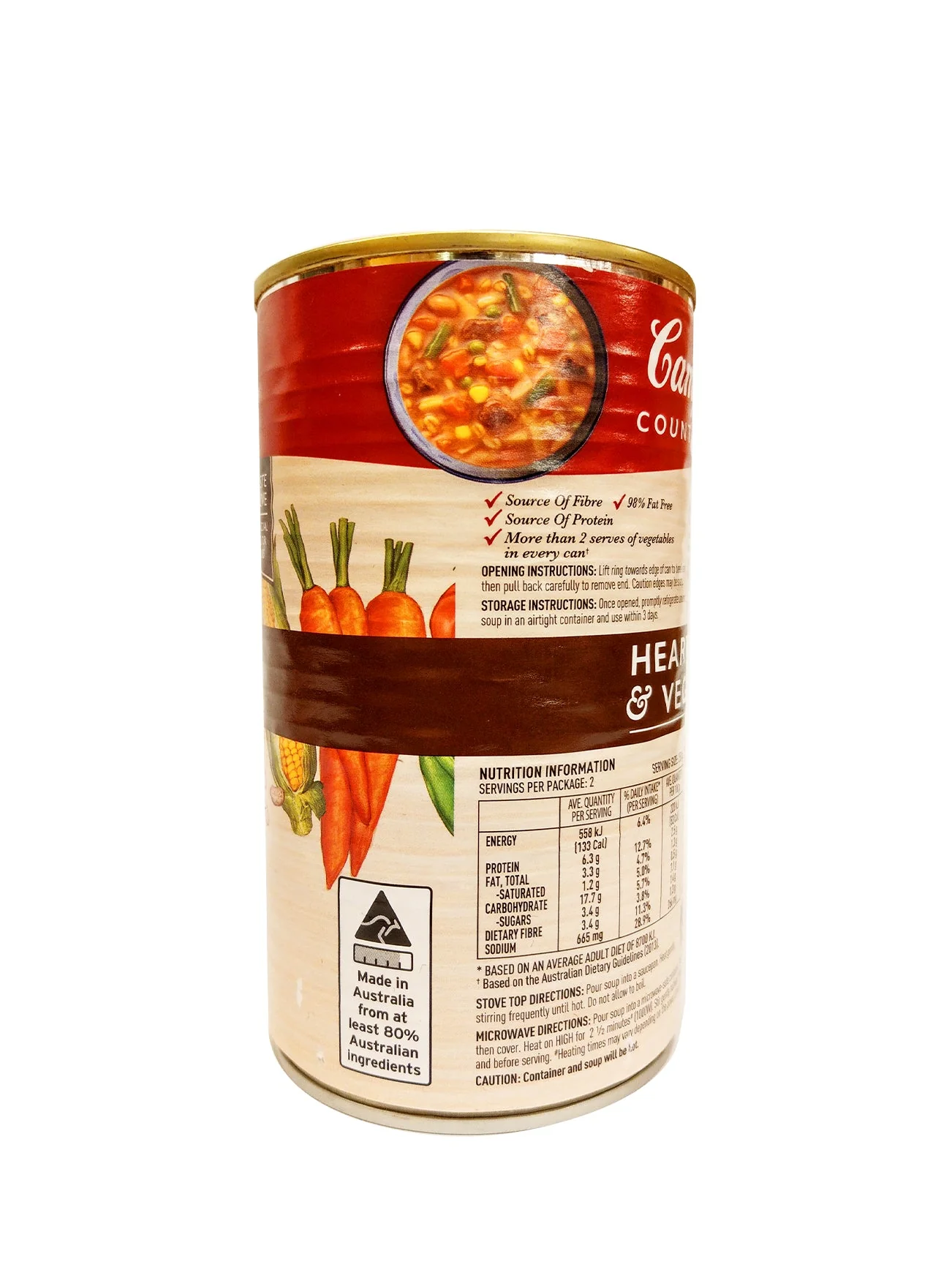 CAMPBELL'S COUNTRY LADLE BEEF & VEGE 500G - Image 2