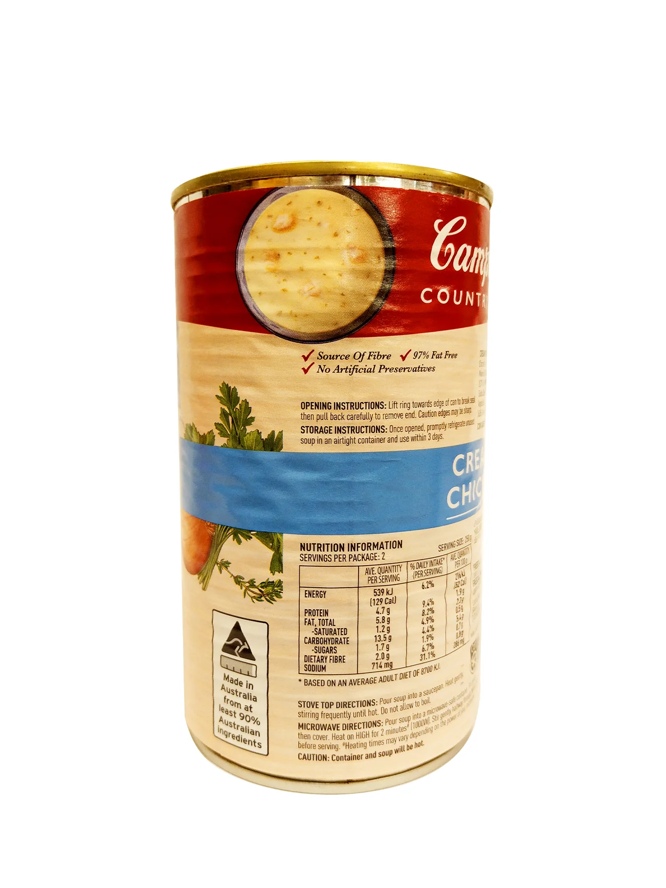 CAMPBELLS COUNTRY LADLE CREAMY CHIC 500G - Image 3