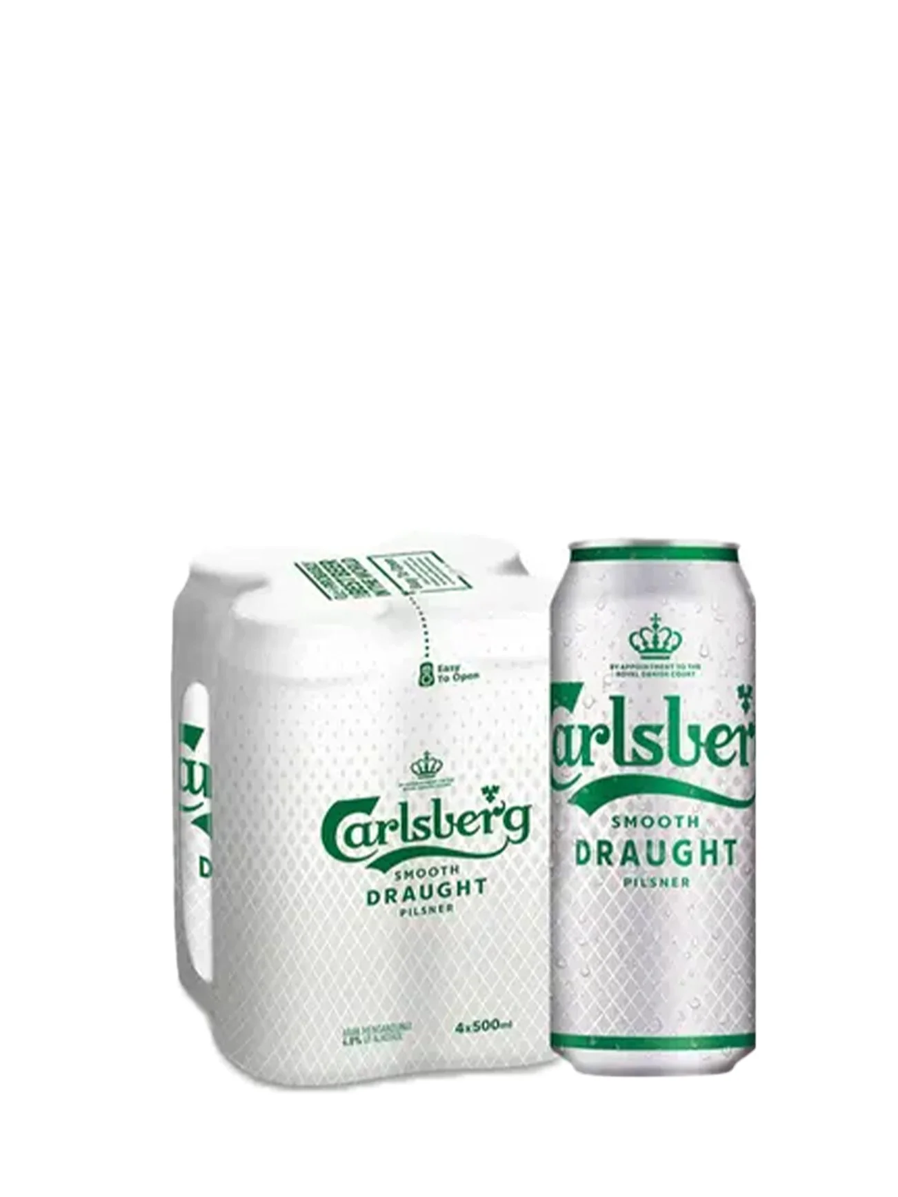 CARLSBERG SMOOTH DRAUGHT BEER CAN 4X500ML - Image 2