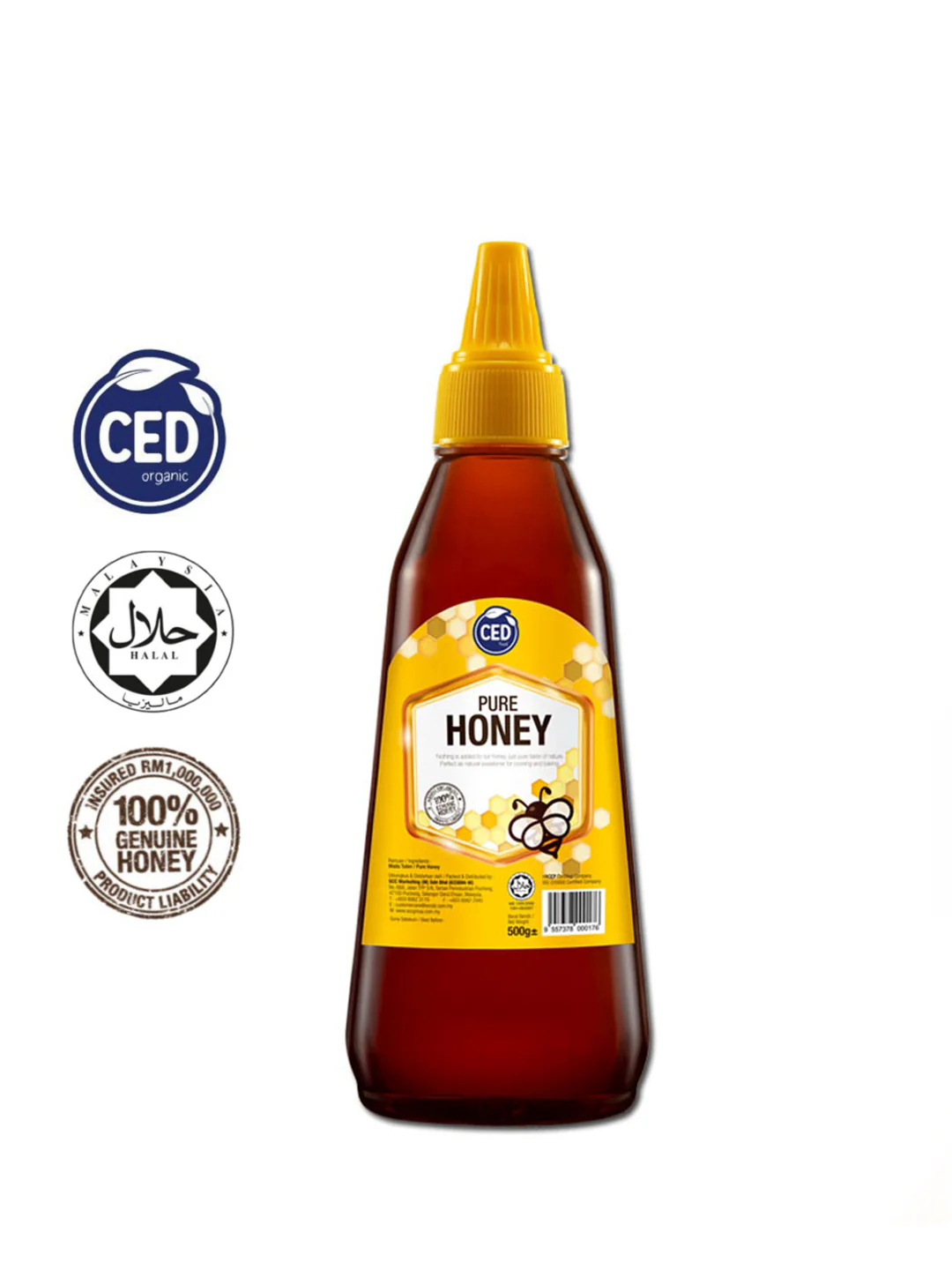 CED PURE HONEY 500GM - Image 2