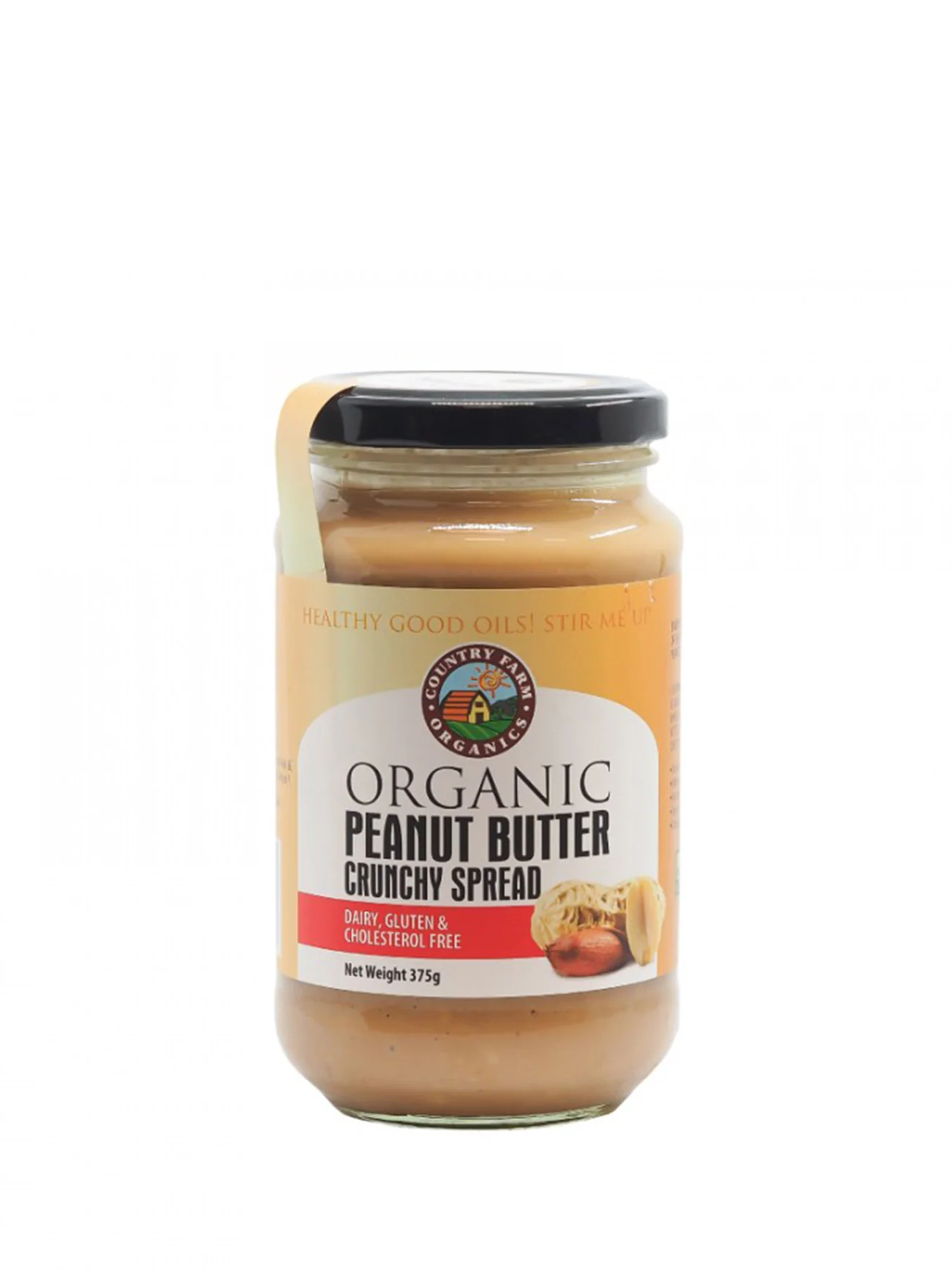 CFO ORGANIC PEANUT BUTTER CRUNCHY 375G